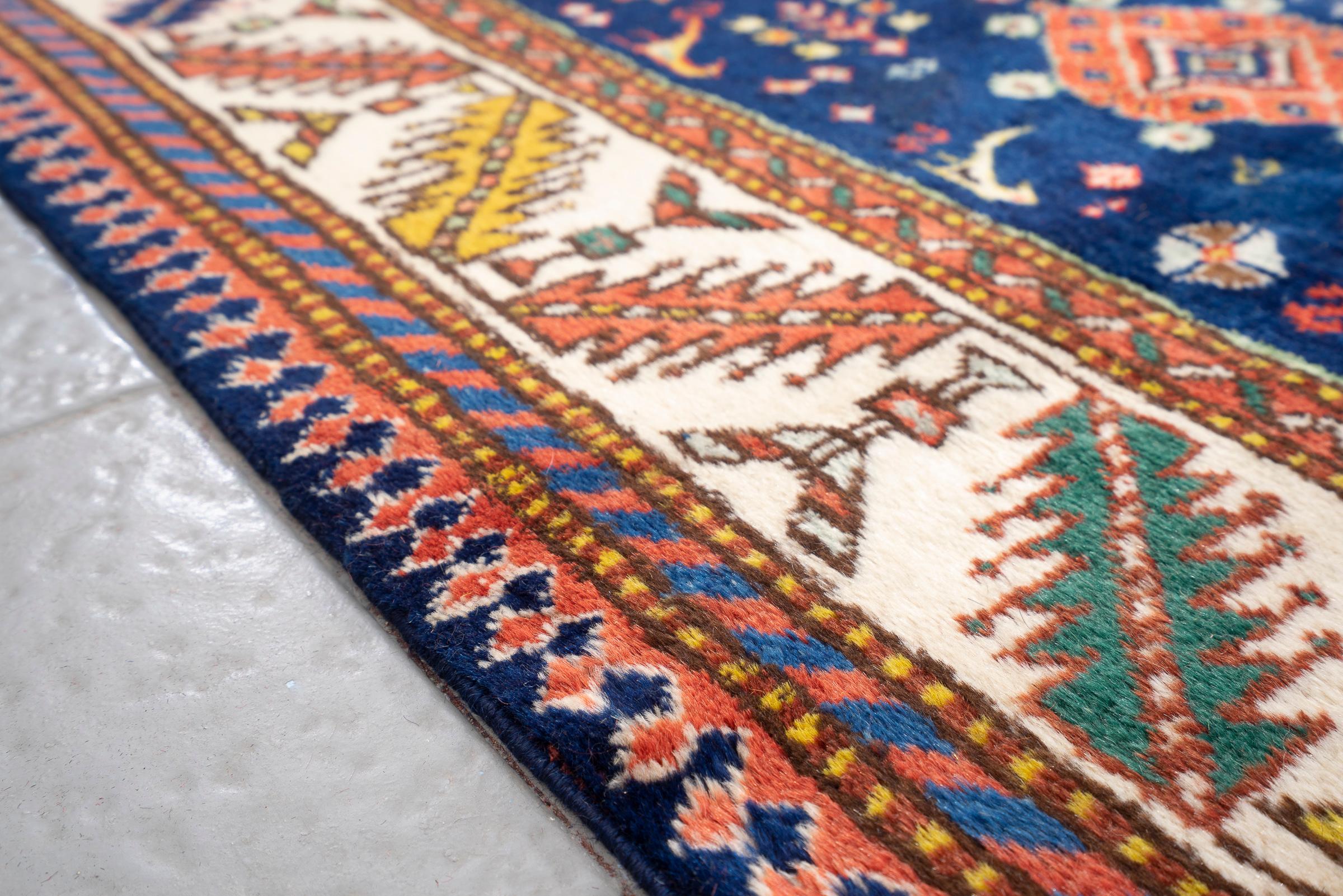 Antique Fine Qara Dagh (Kazak) Persian Rug