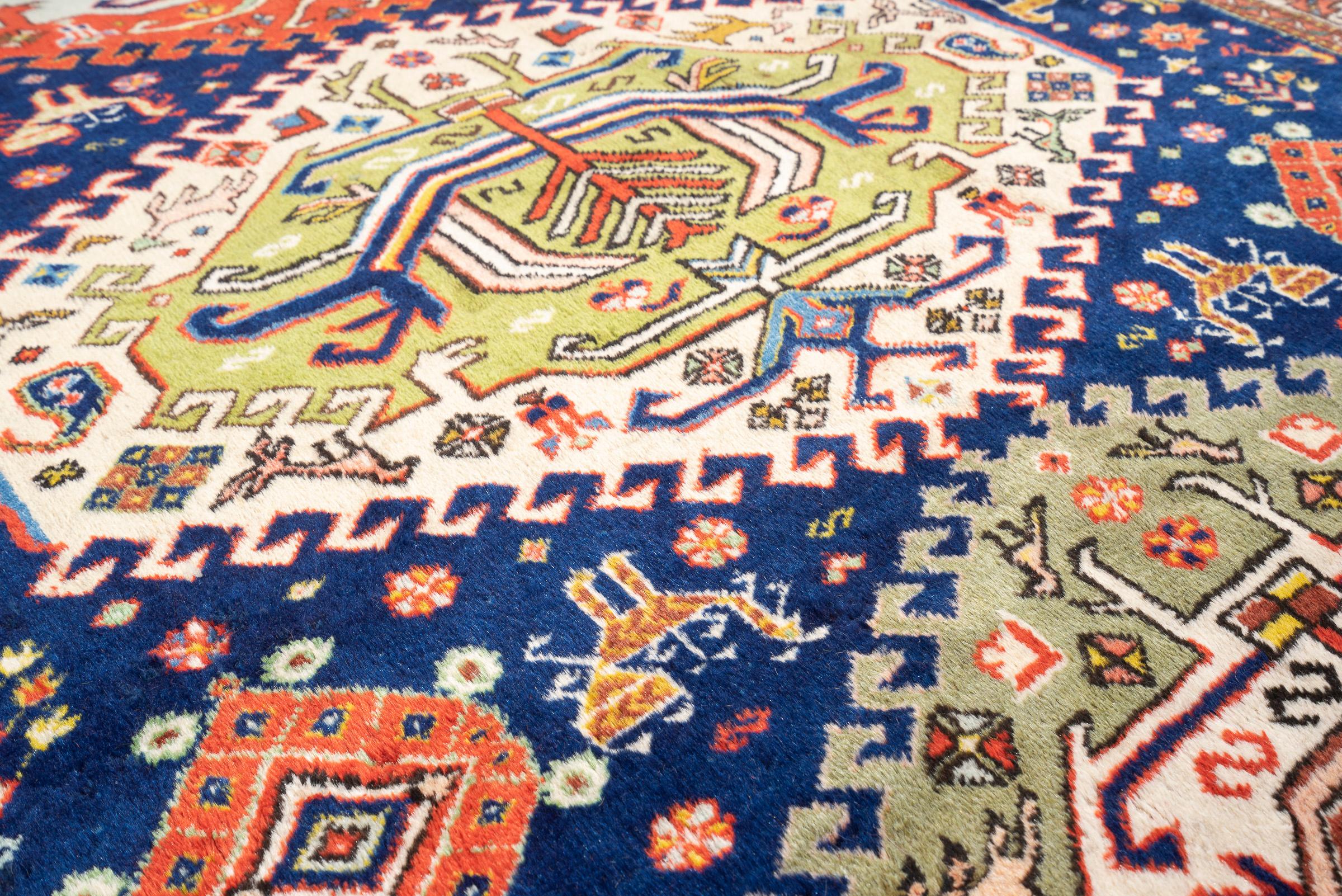 Antique Fine Qara Dagh (Kazak) Persian Rug
