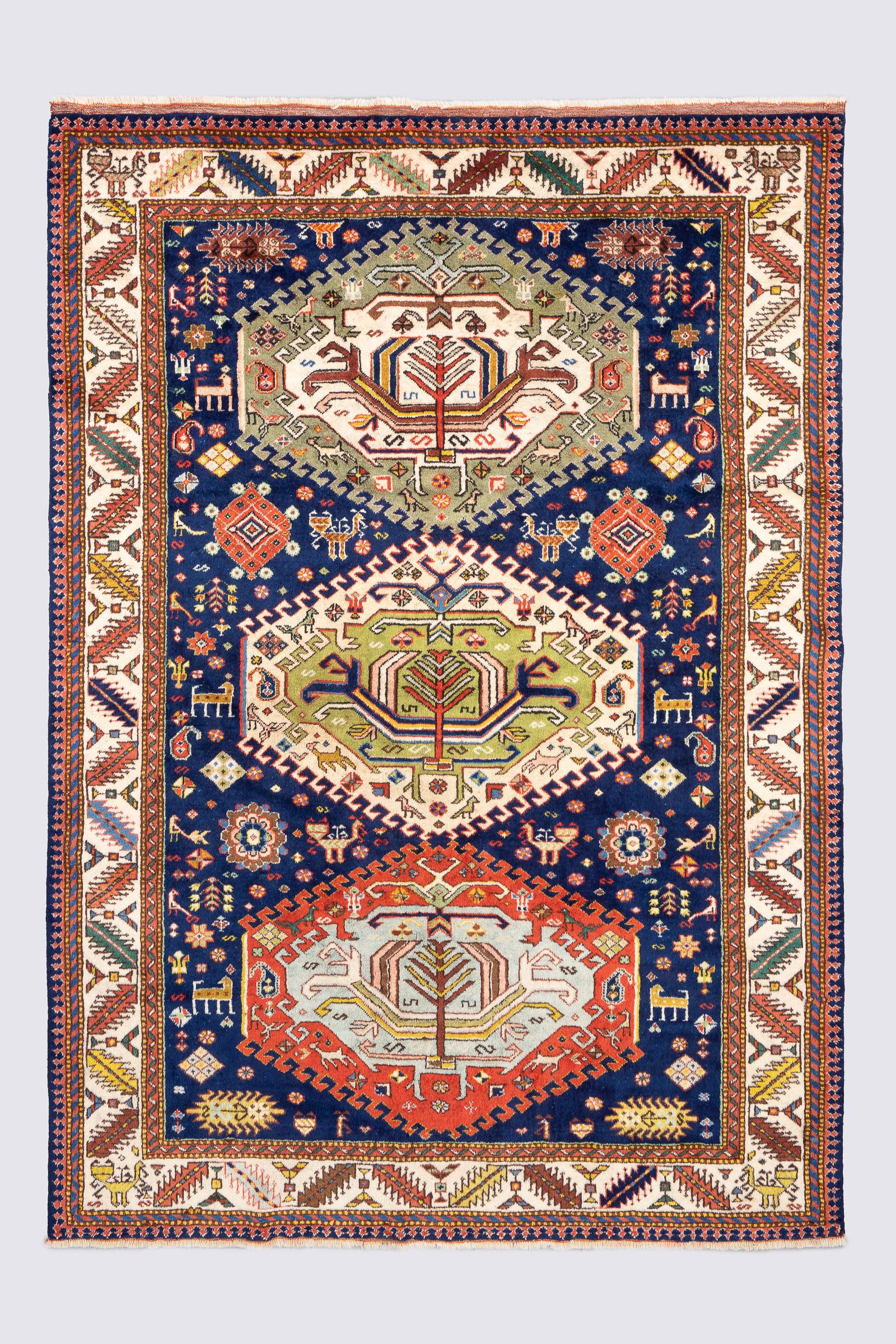 Antique Fine Qara Dagh Caucasian (Kazak) Carpet 3.3SQM