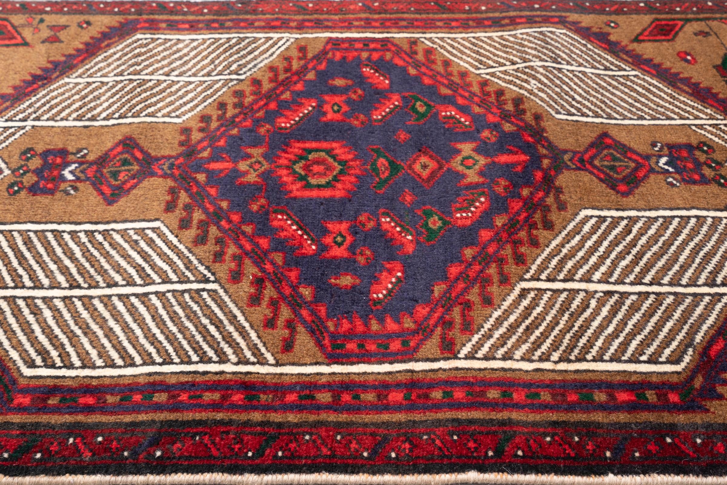 Sarab Triple Toranj Persian Runner Rug