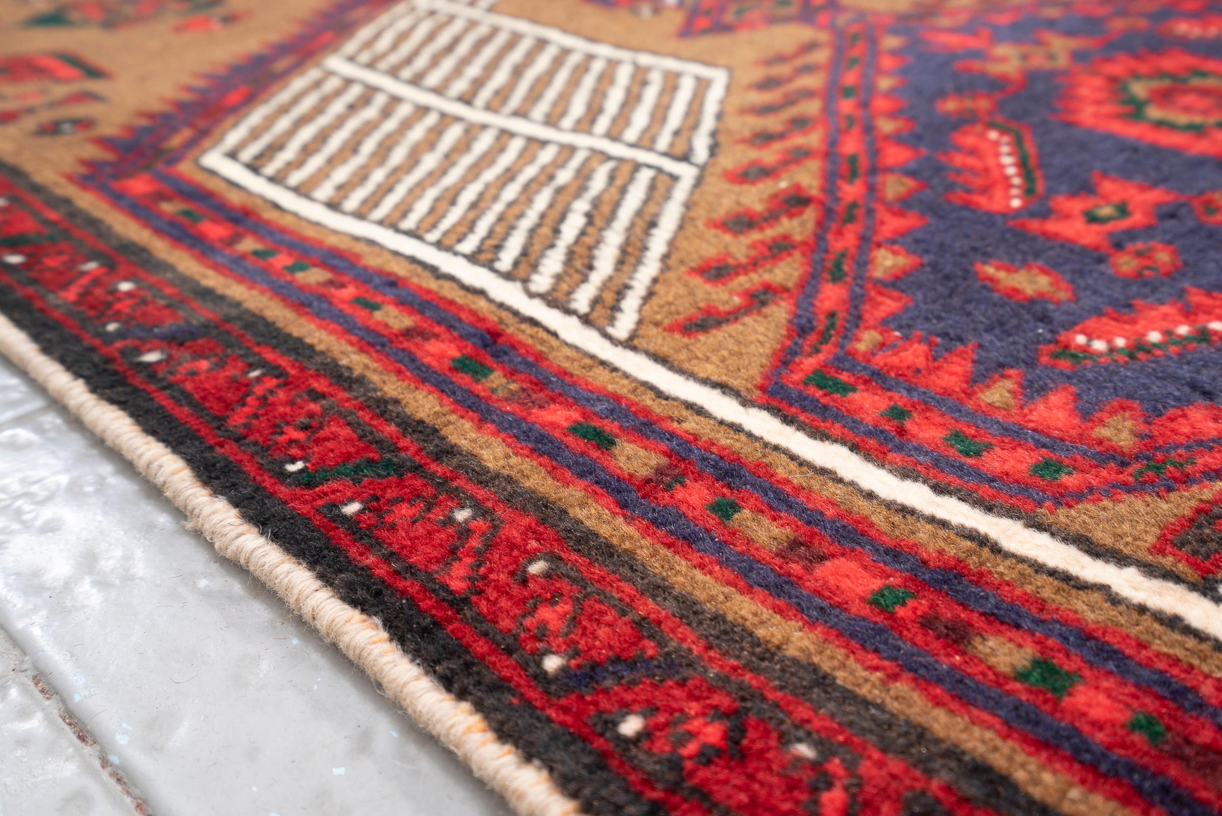 Sarab Triple Toranj Persian Runner Rug