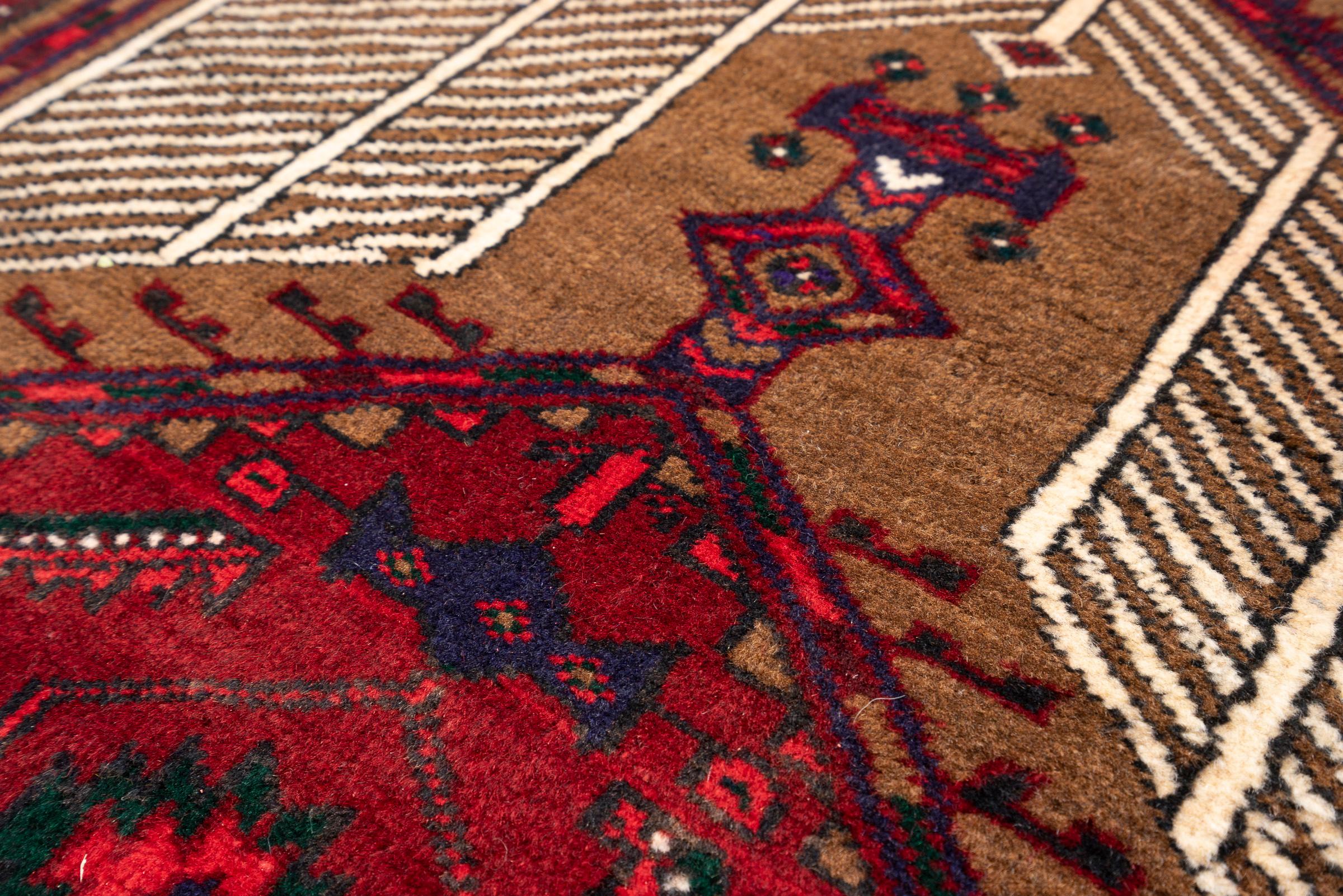 Sarab Triple Toranj Persian Runner Rug