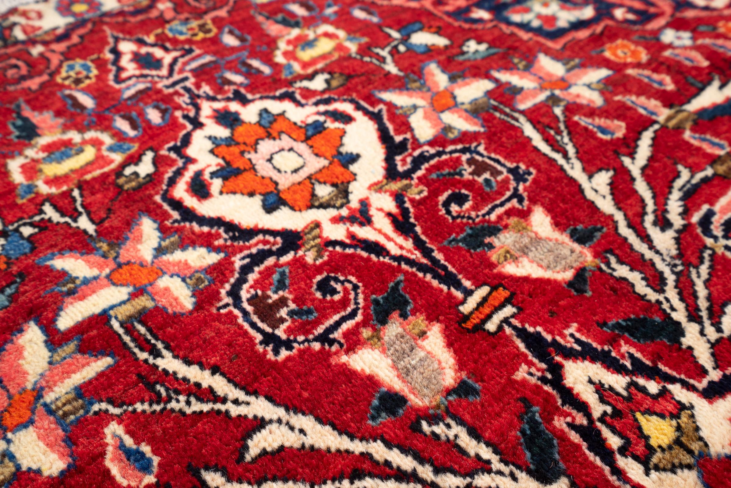 Bakhtiari Fine Lachak Toranj Persian Rug