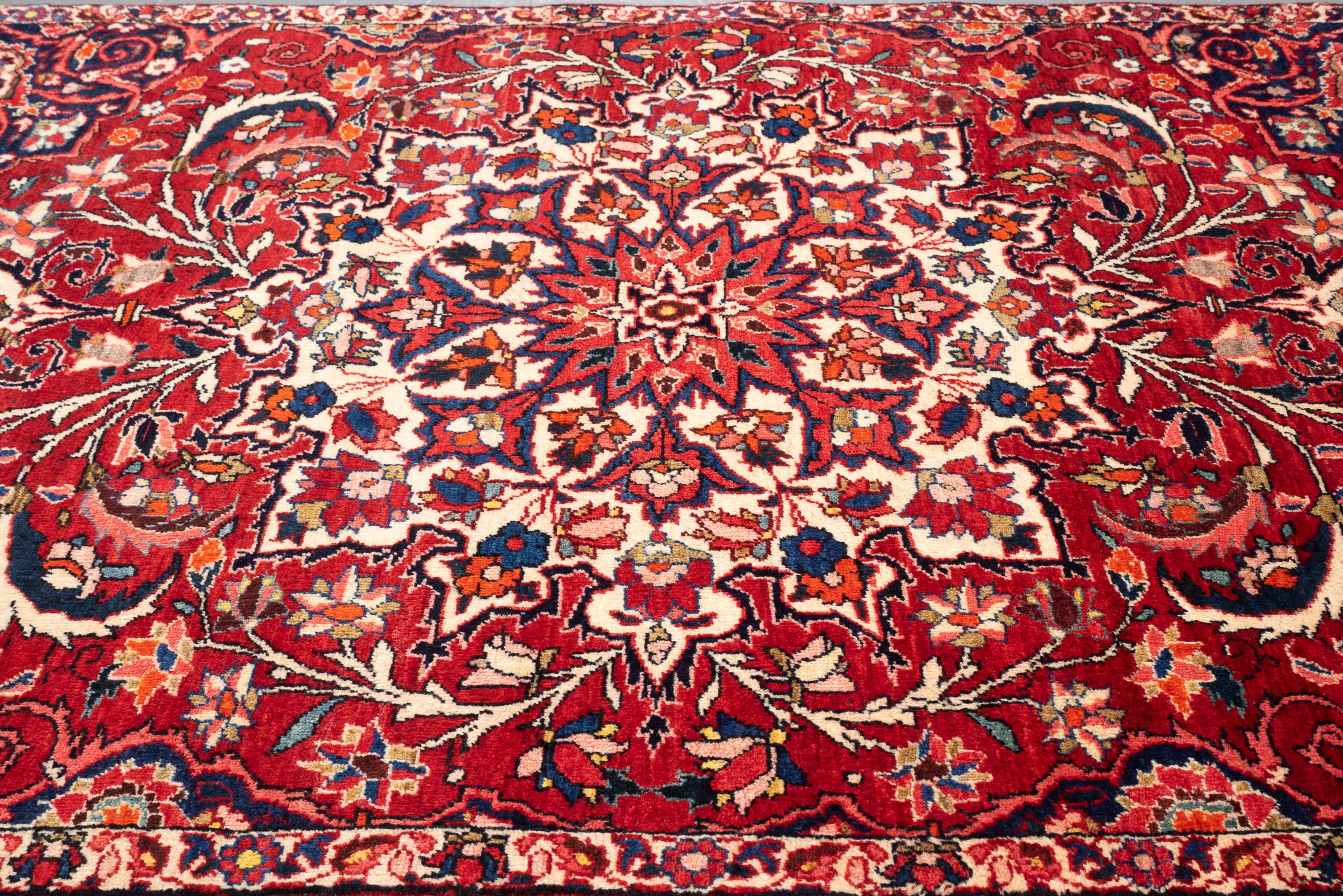 Bakhtiari Fine Lachak Toranj Persian Rug