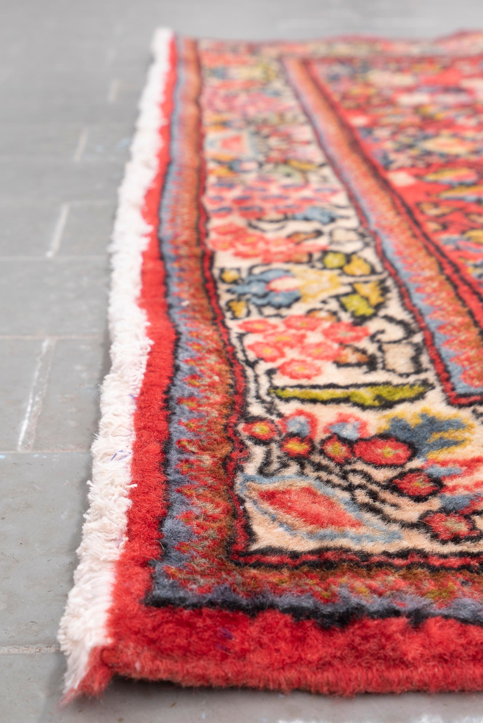 Vintage Sarouk Afshan Fine Persian Rug