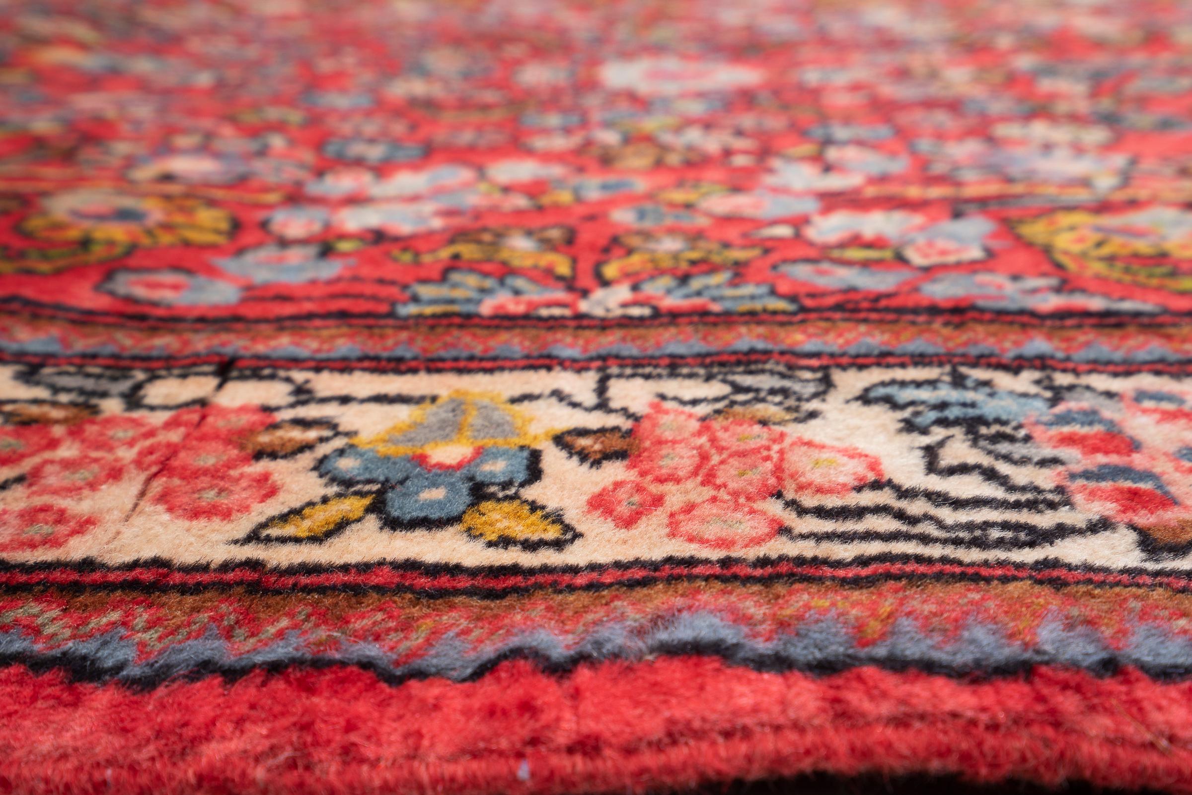 Vintage Sarouk Afshan Fine Persian Rug