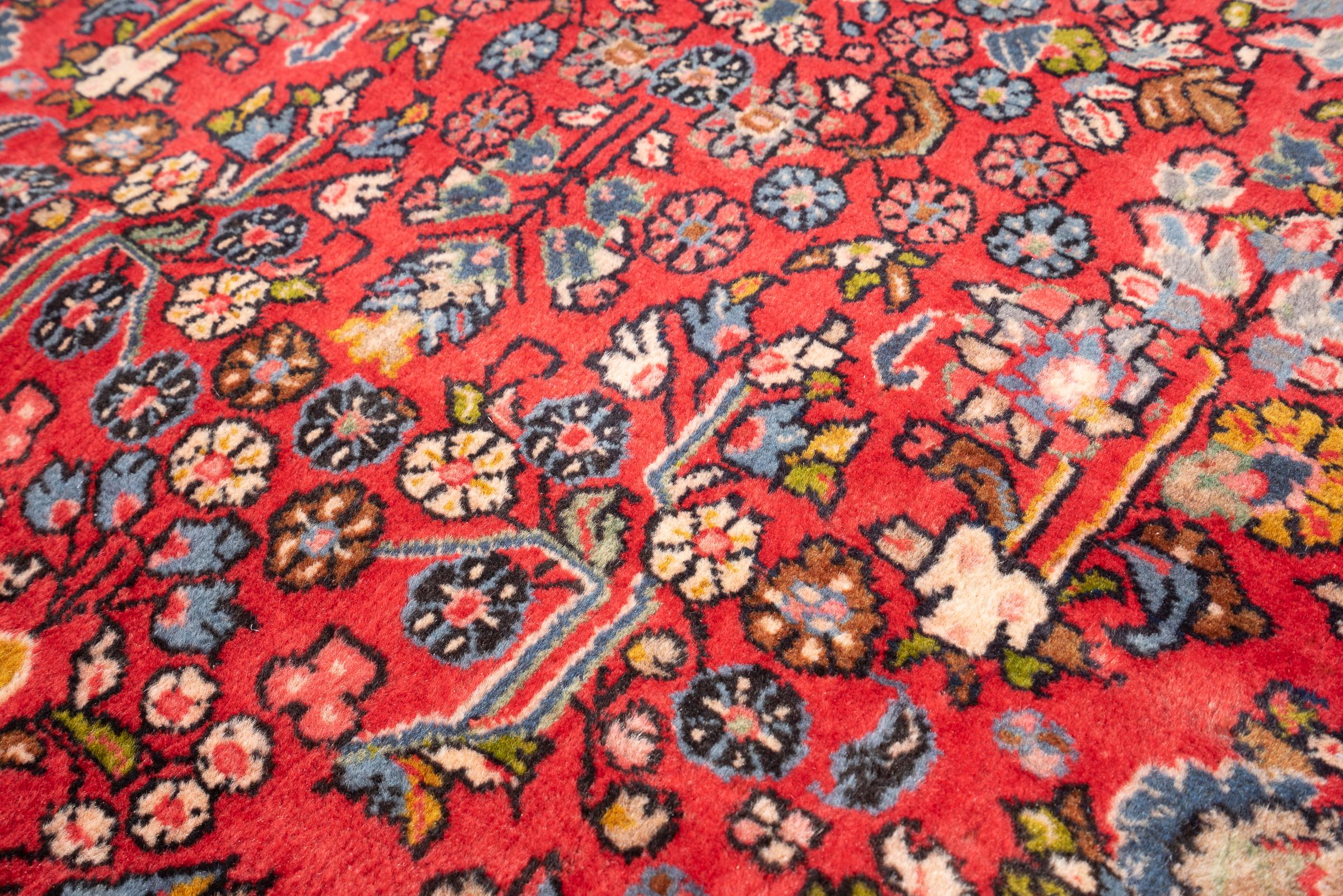 Vintage Sarouk Afshan Fine Persian Rug