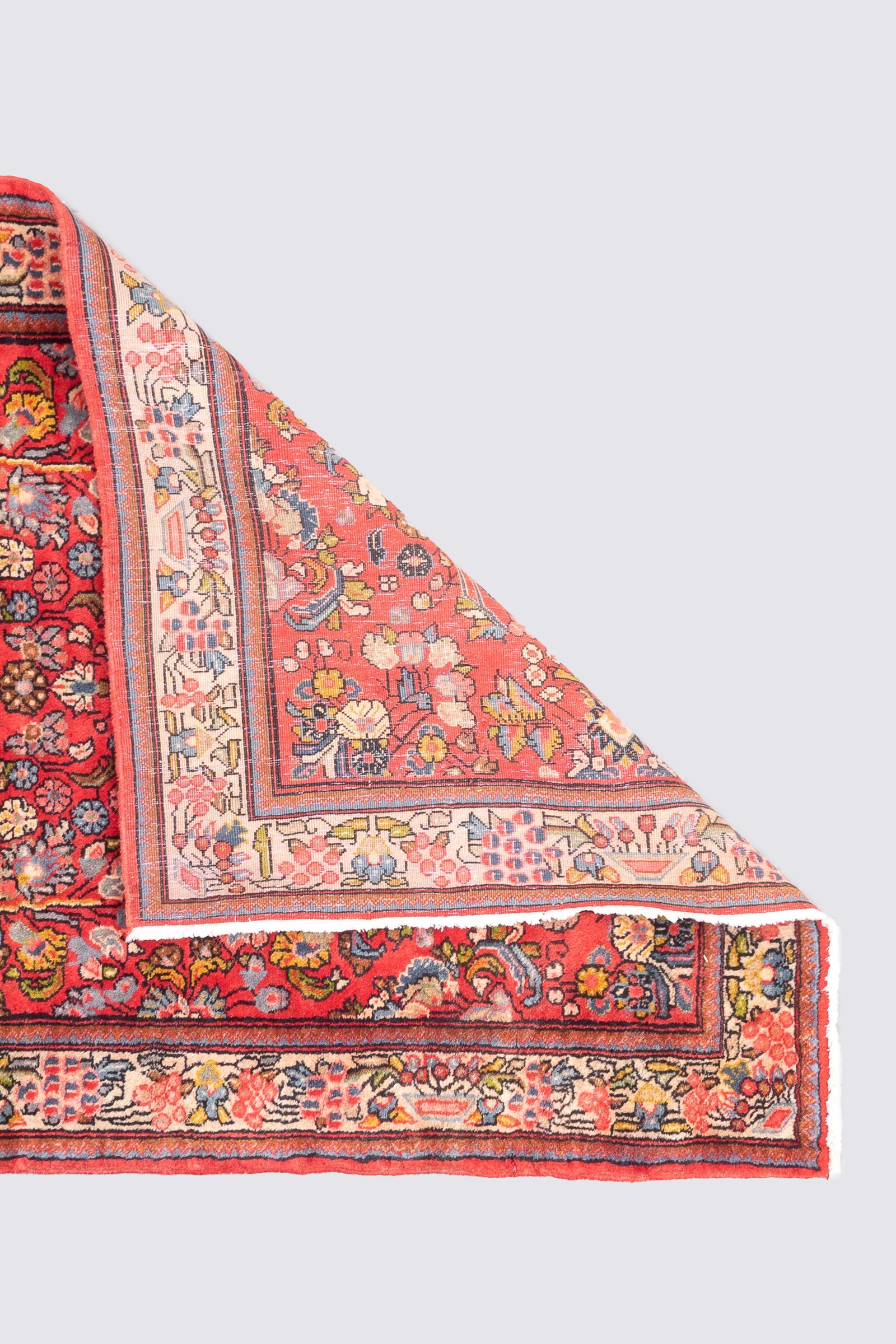 Vintage Sarouk Afshan Fine Persian Rug