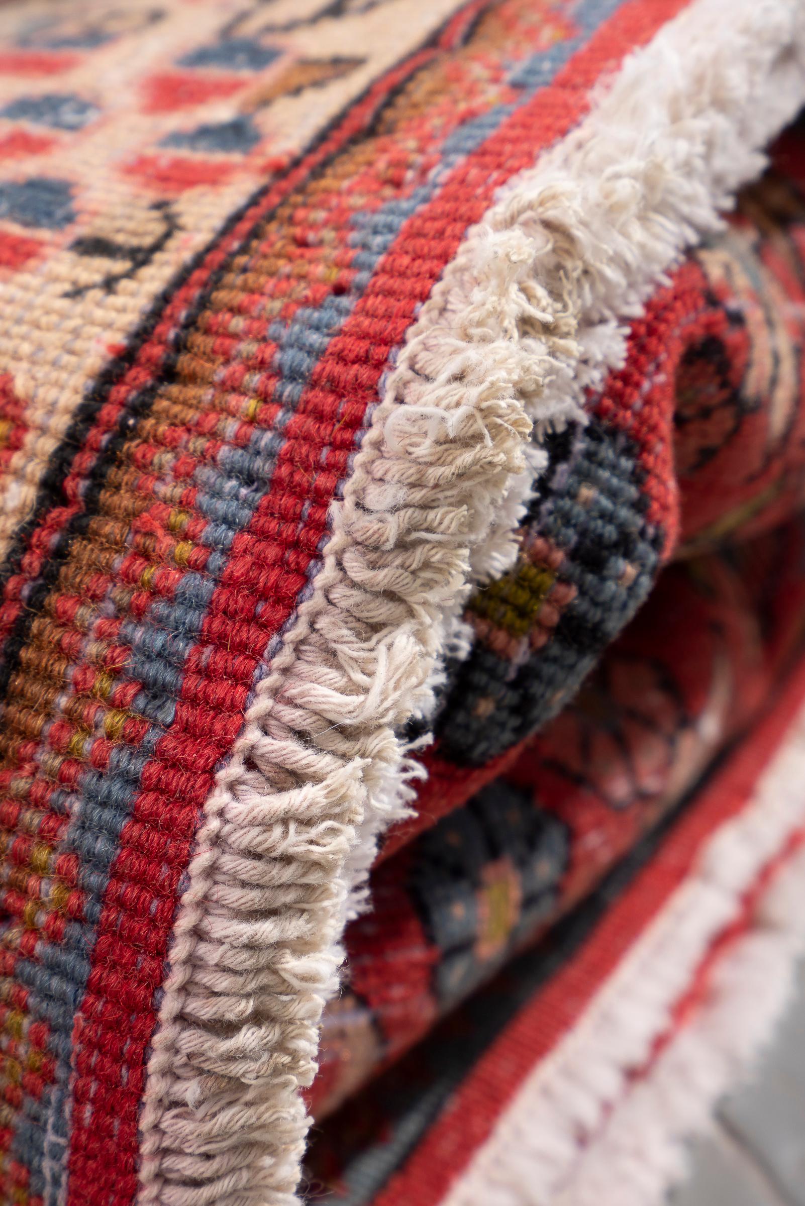 Vintage Sarouk Afshan Fine Persian Rug