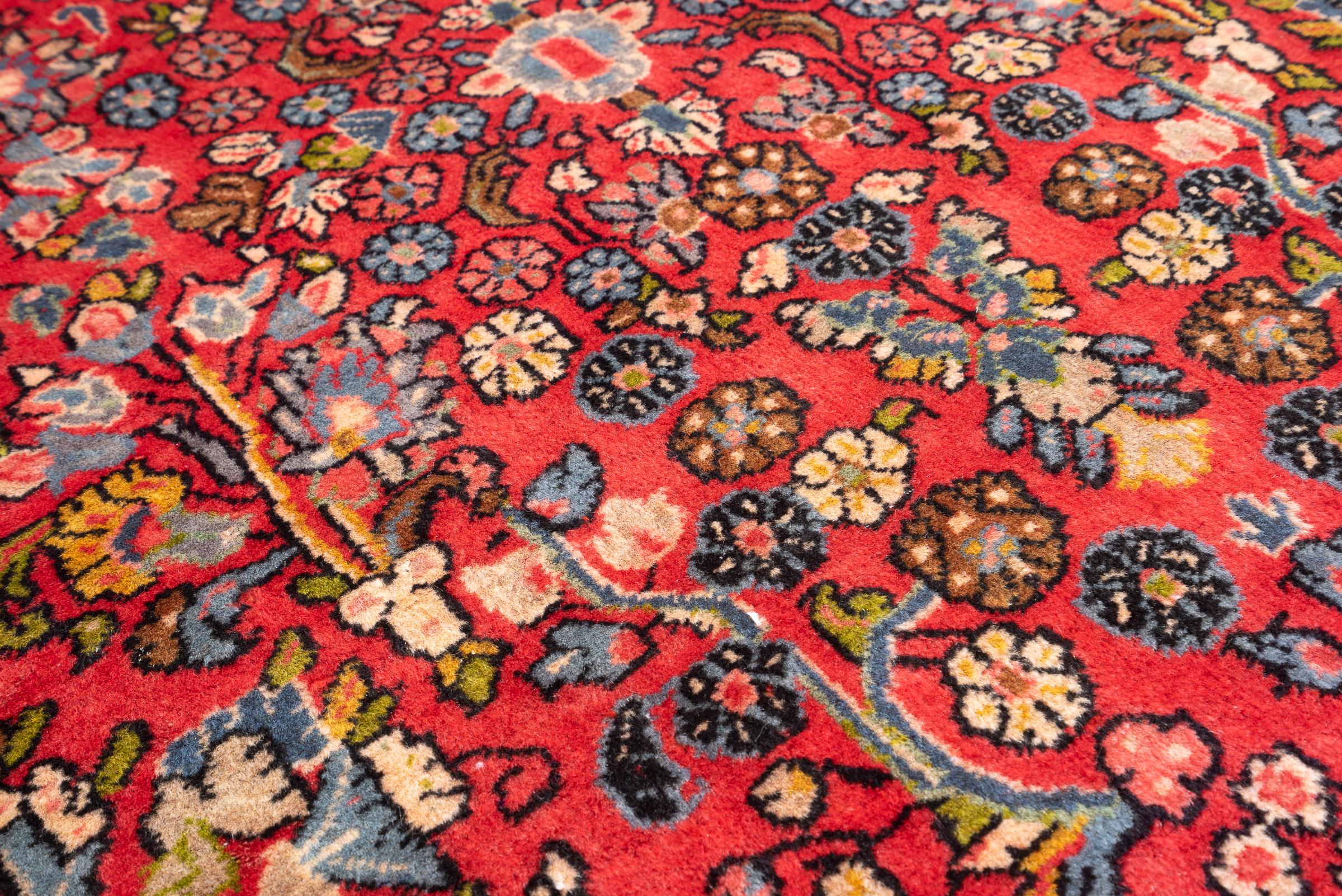 Vintage Sarouk Afshan Fine Persian Rug