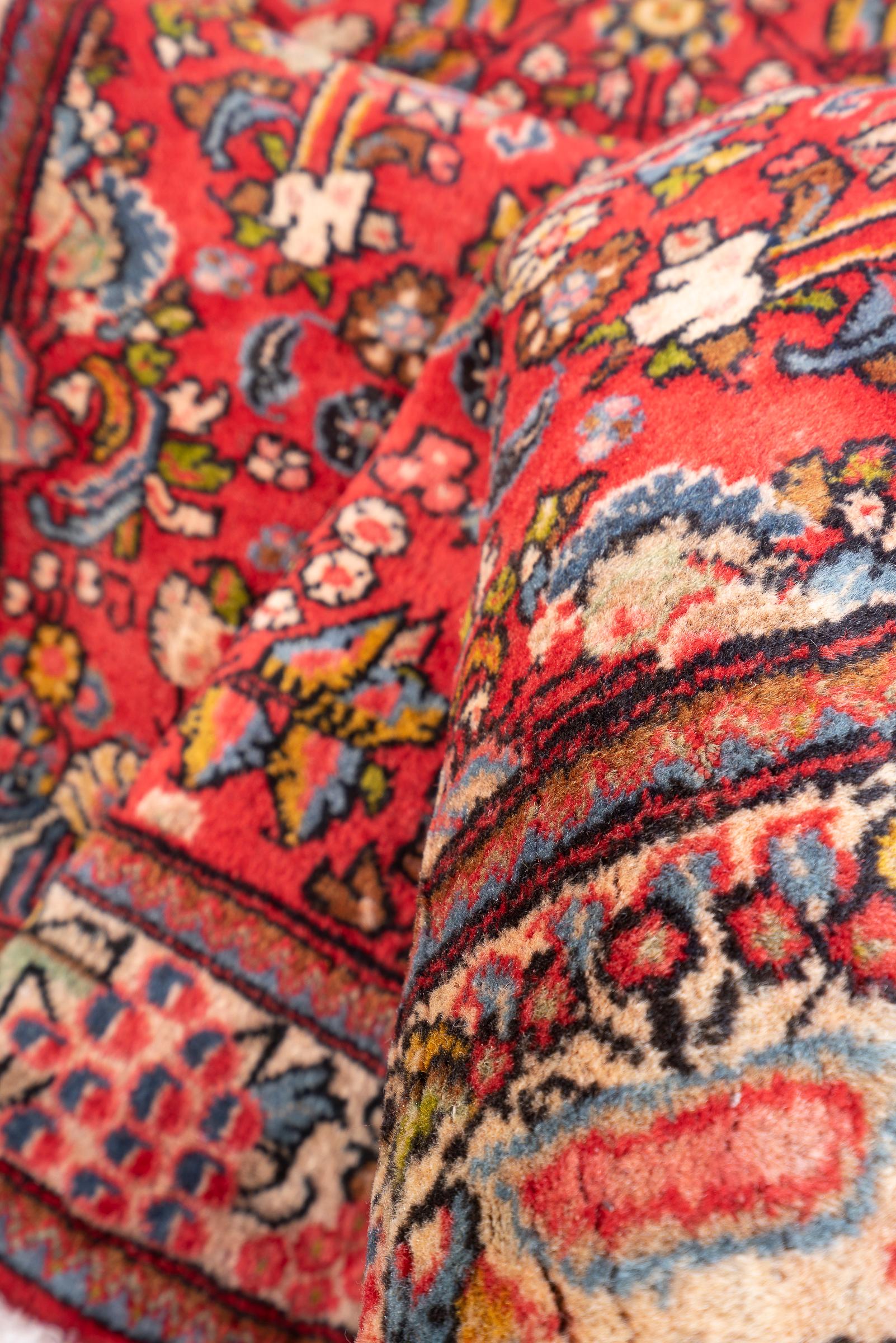 Vintage Sarouk Afshan Fine Persian Rug