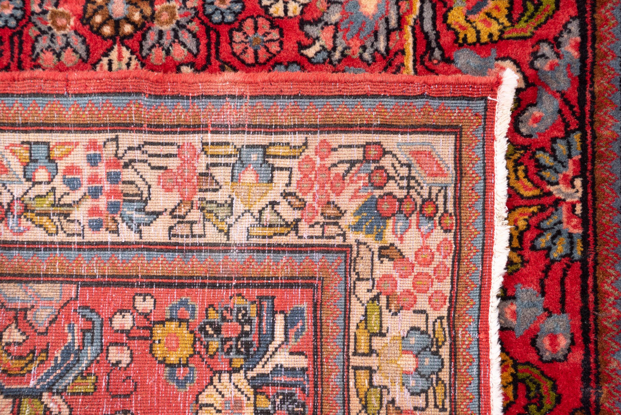 Vintage Sarouk Afshan Fine Persian Rug