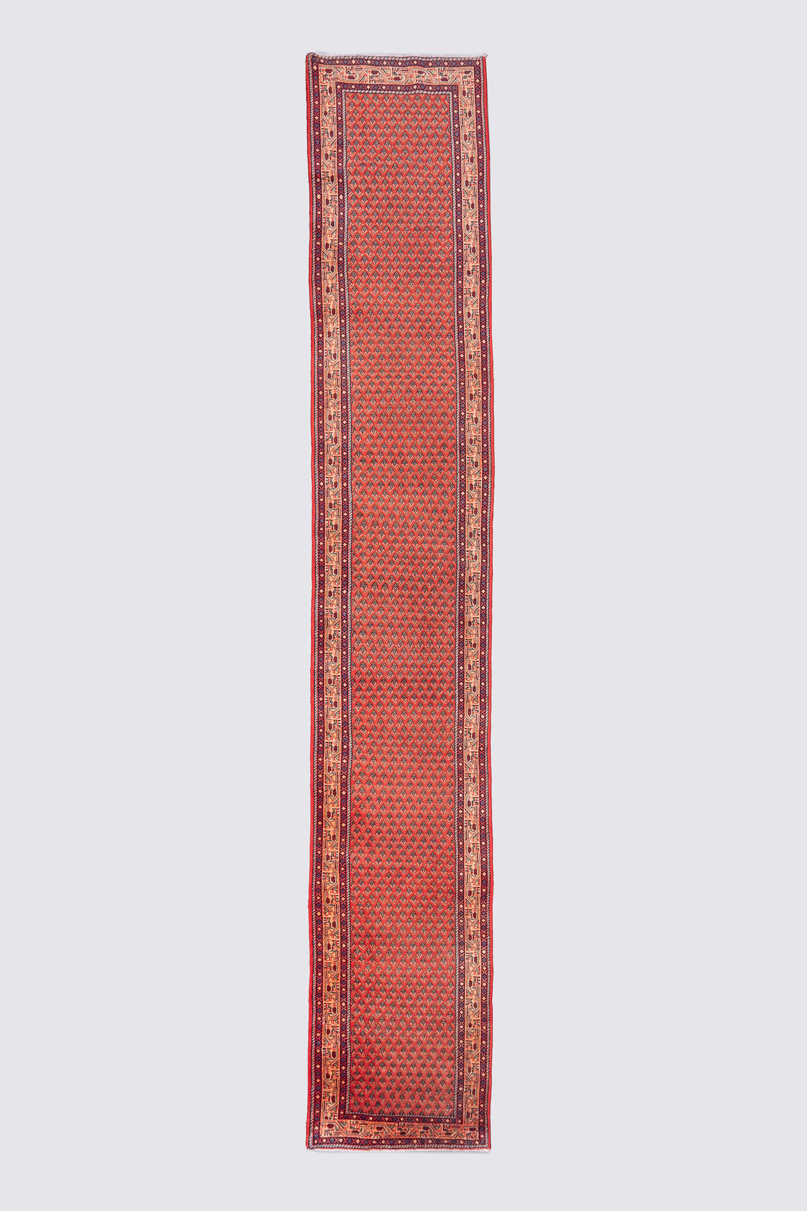 Vintage Arak Boteh Mir Carpet Runner 4.4SQM