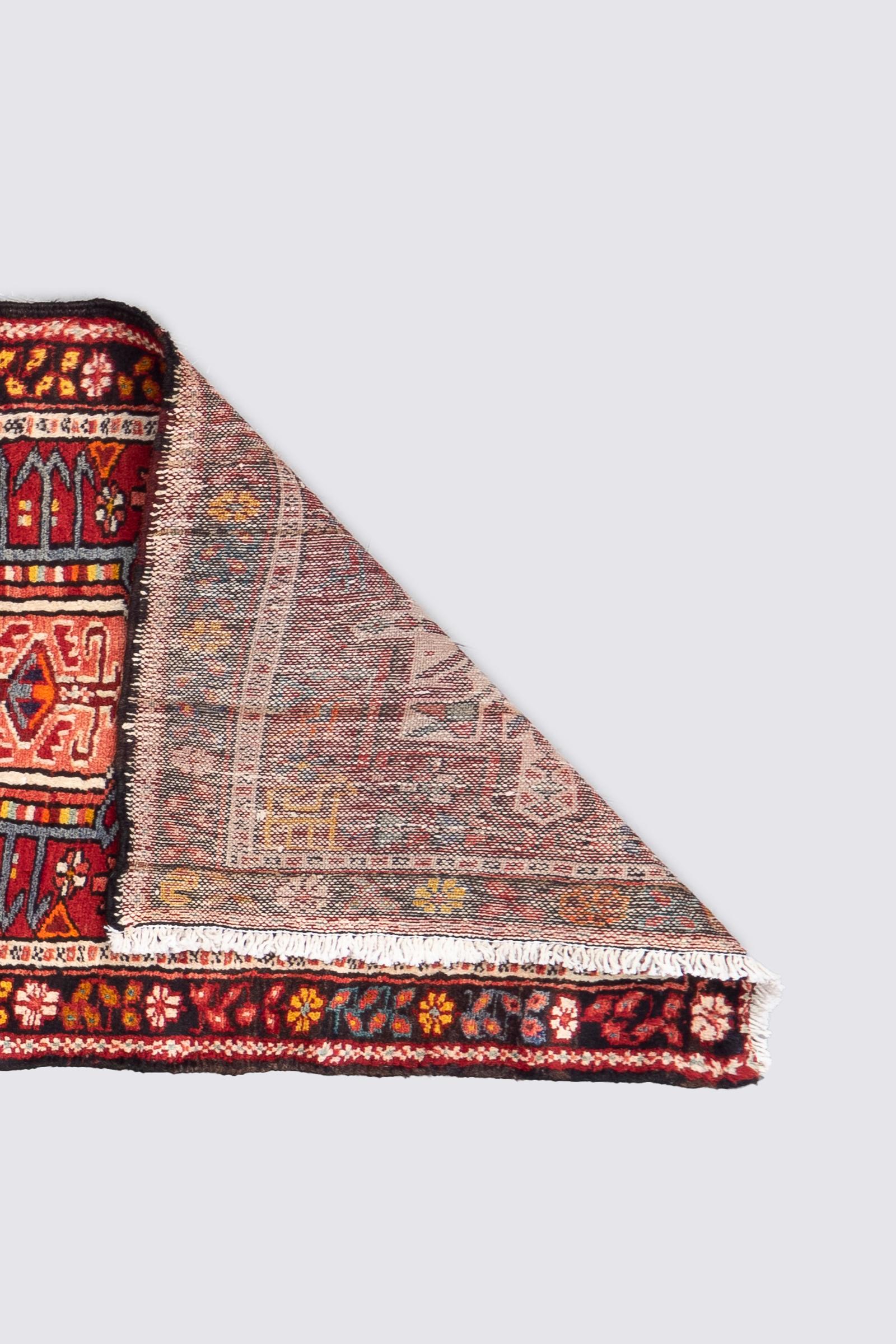 Vintage Qaraja Persian Runner Rug
