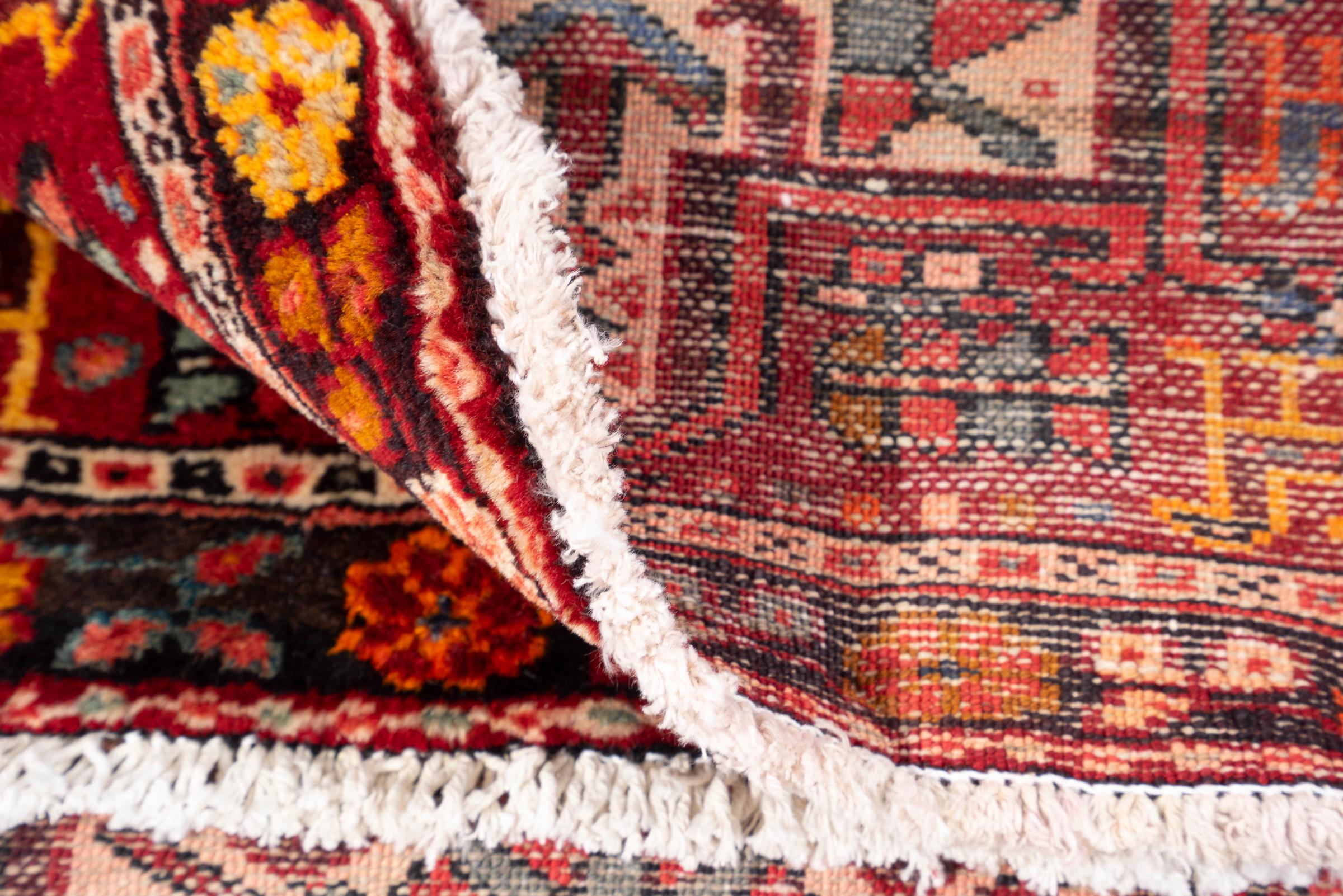 Vintage Qaraja Persian Runner Rug