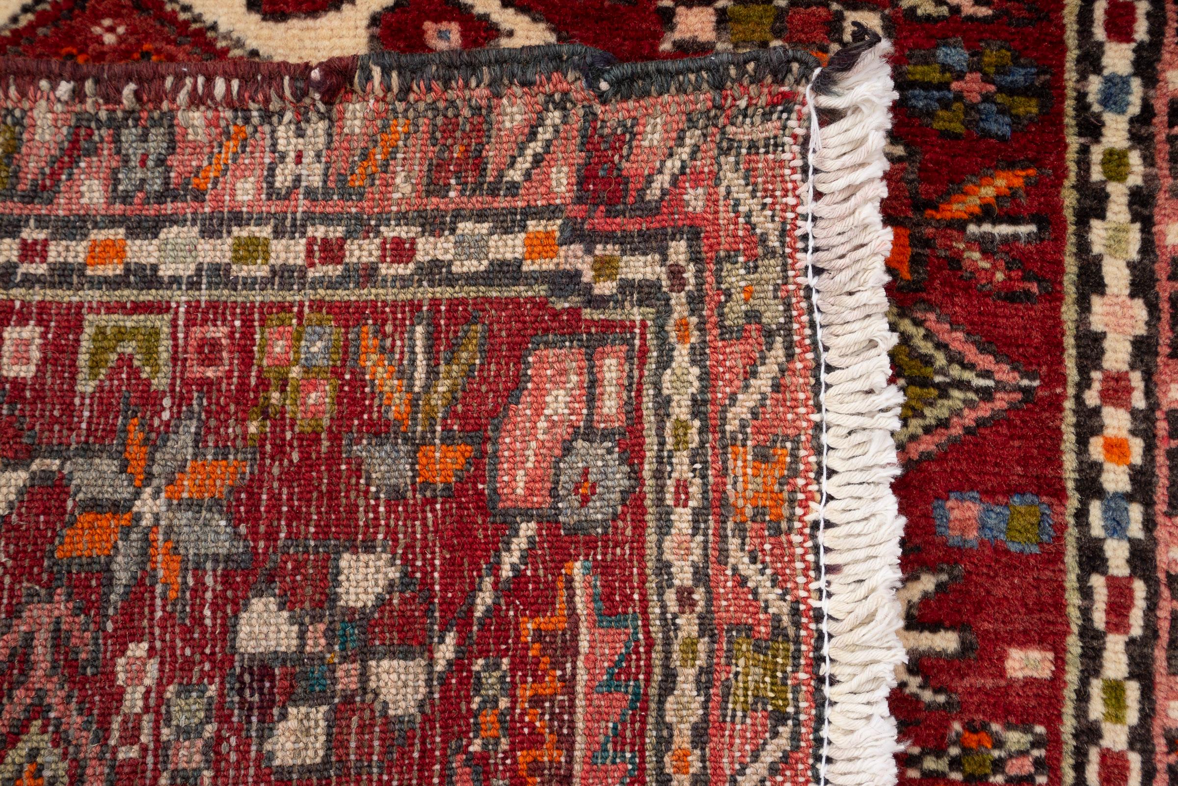 Vintage Qaraja Persian Runner Rug