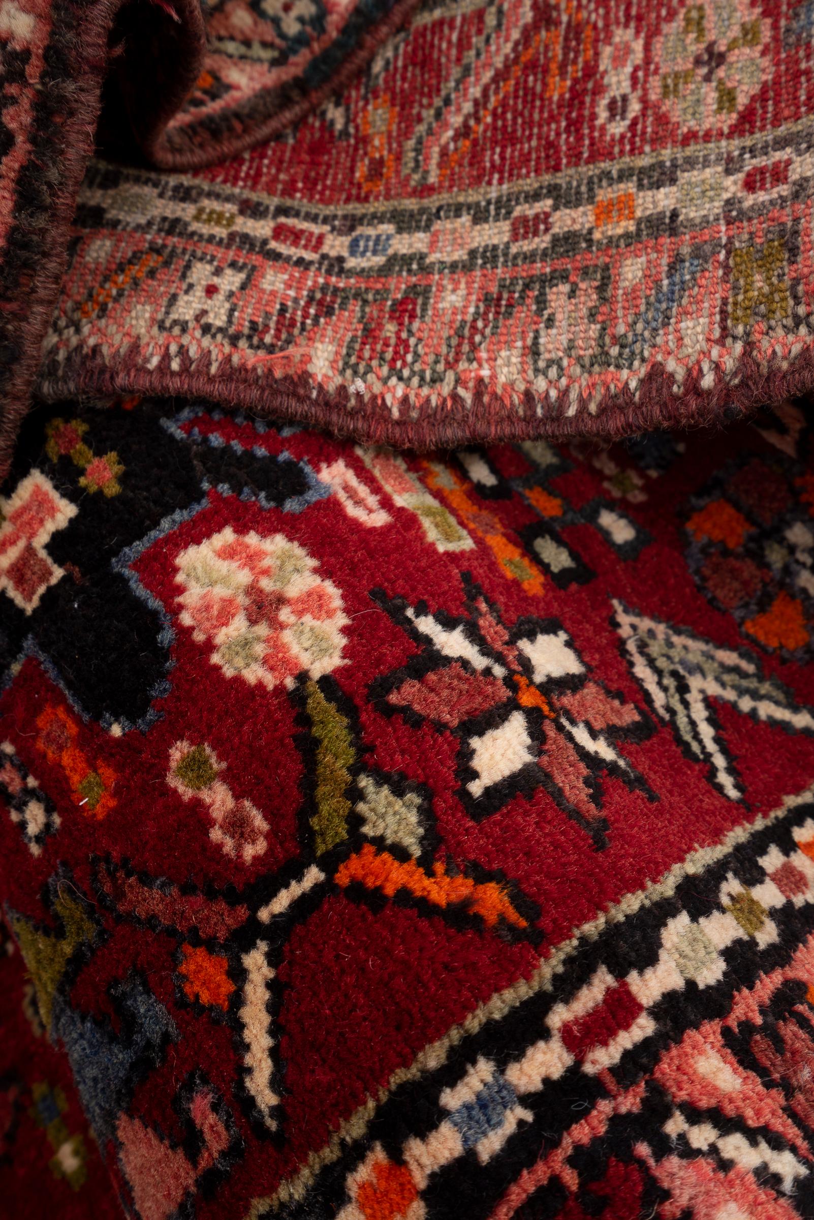 Vintage Qaraja Persian Runner Rug