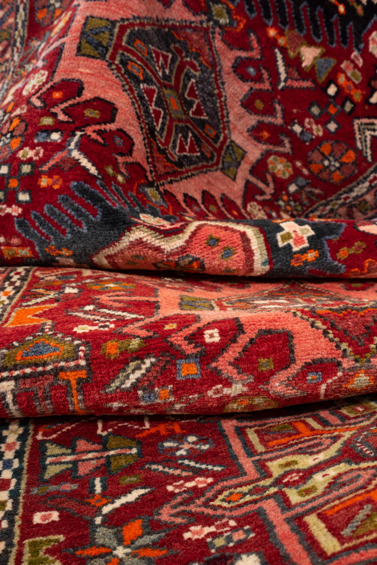 Vintage Qaraja Persian Runner Rug