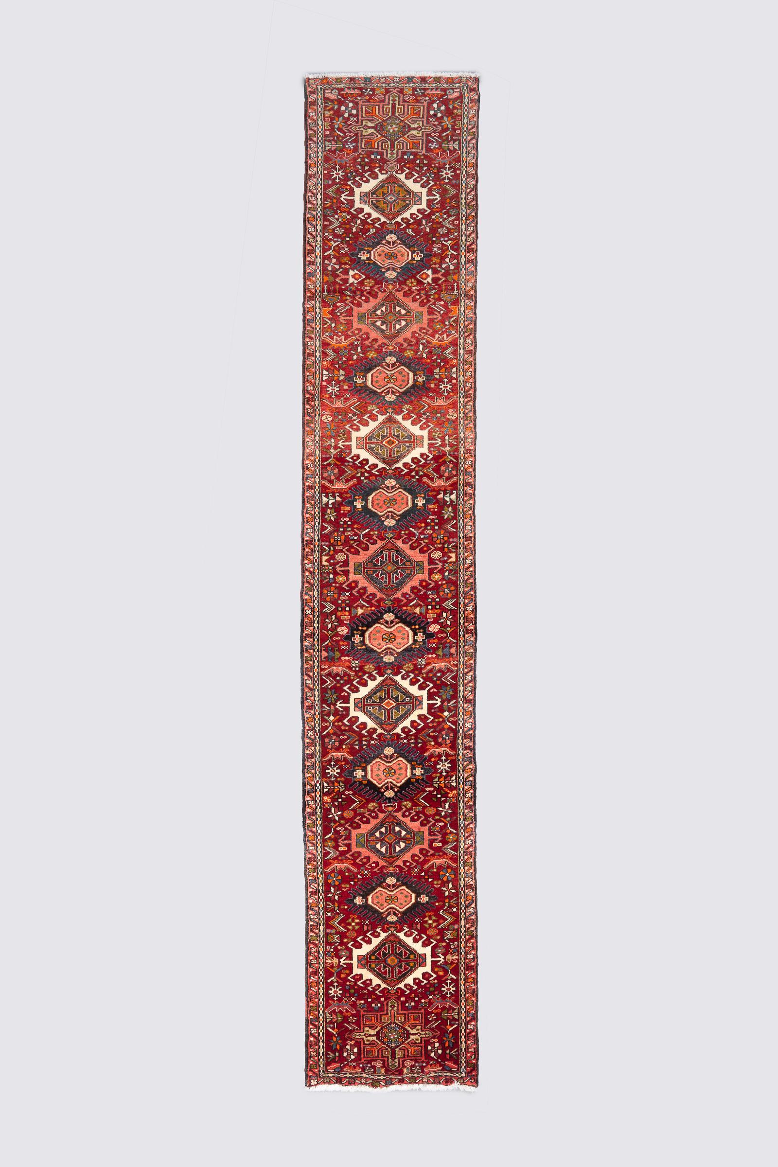 Vintage Qaraja Carpet Runner 3.6SQM