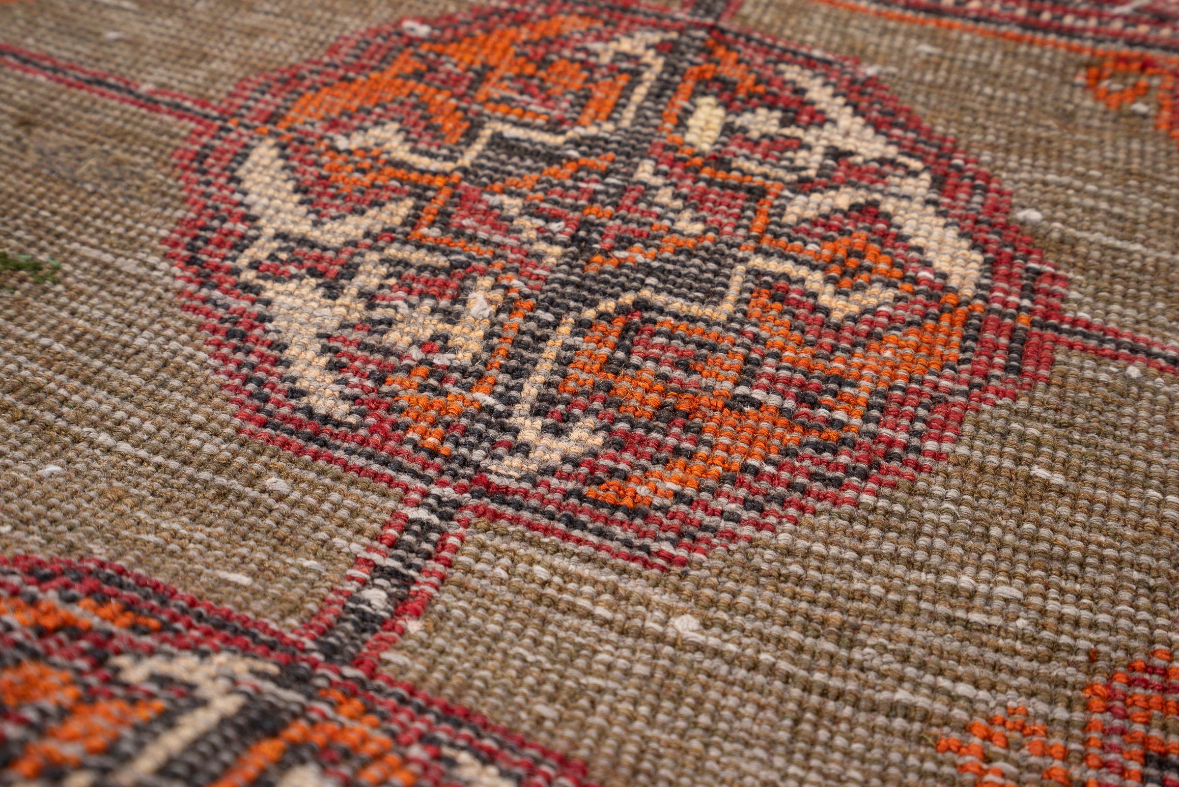 Torkaman Bukhara Persian Runner Rug
