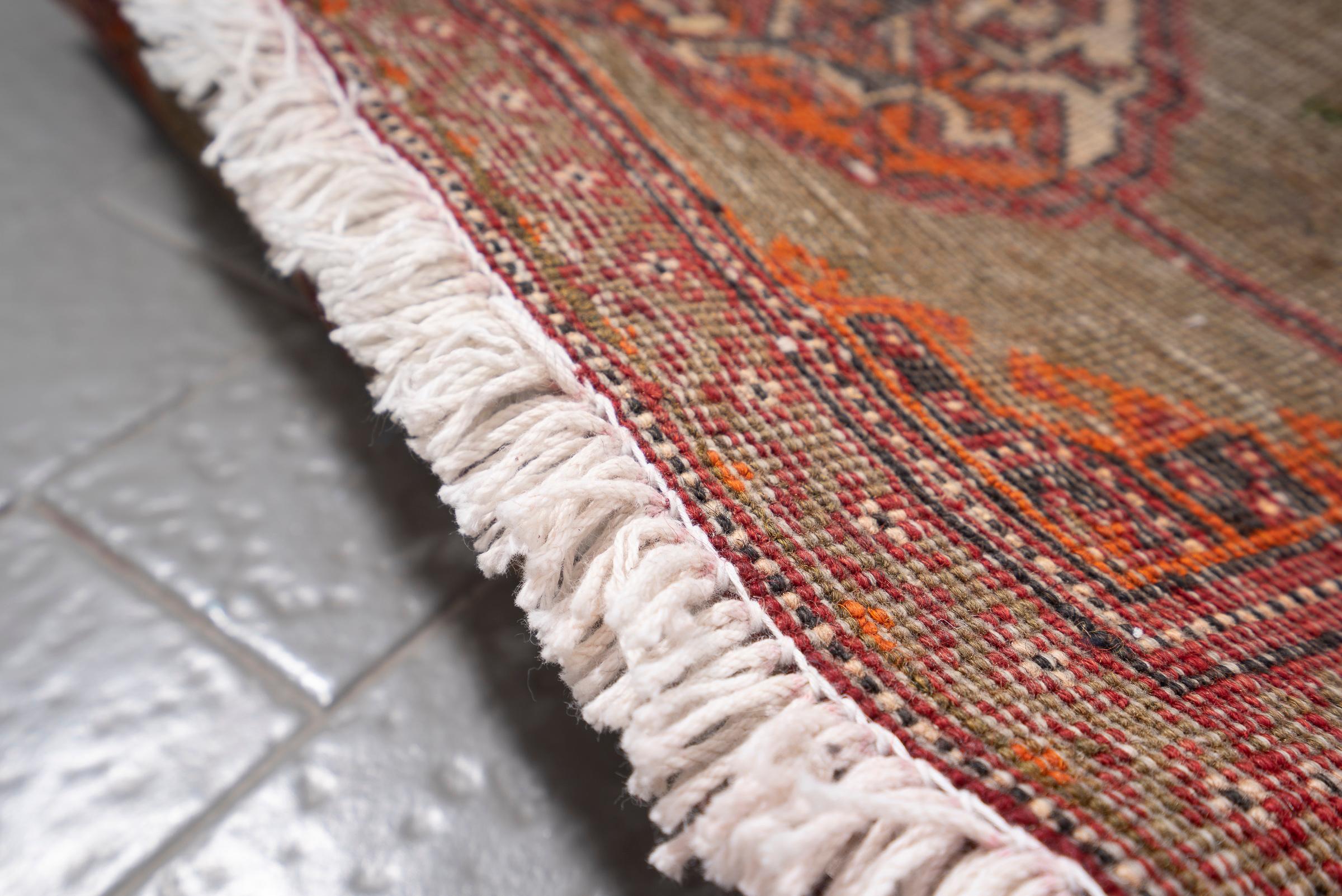 Torkaman Bukhara Persian Runner Rug