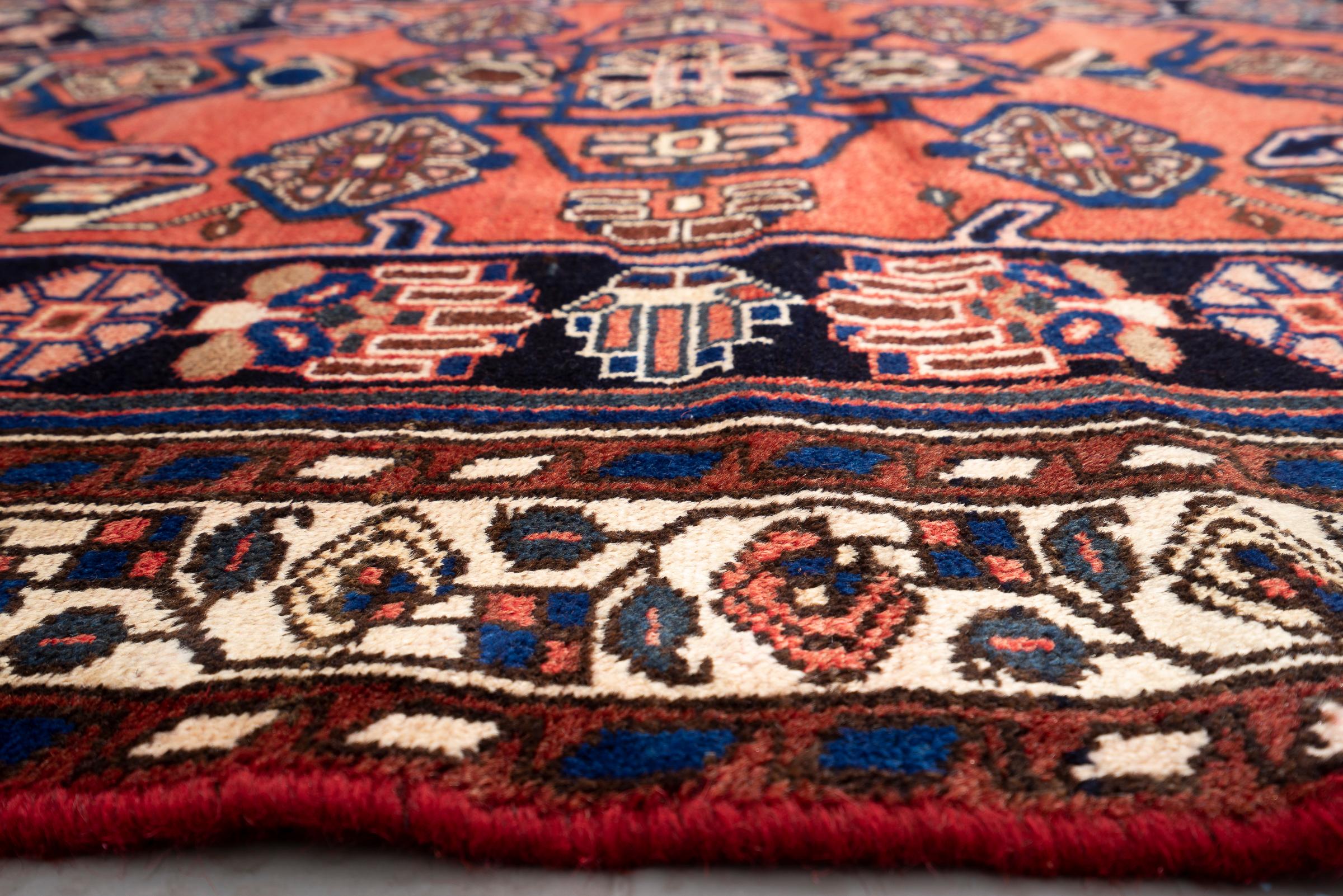 Vintage Nahavand Qaliche Persian Rug