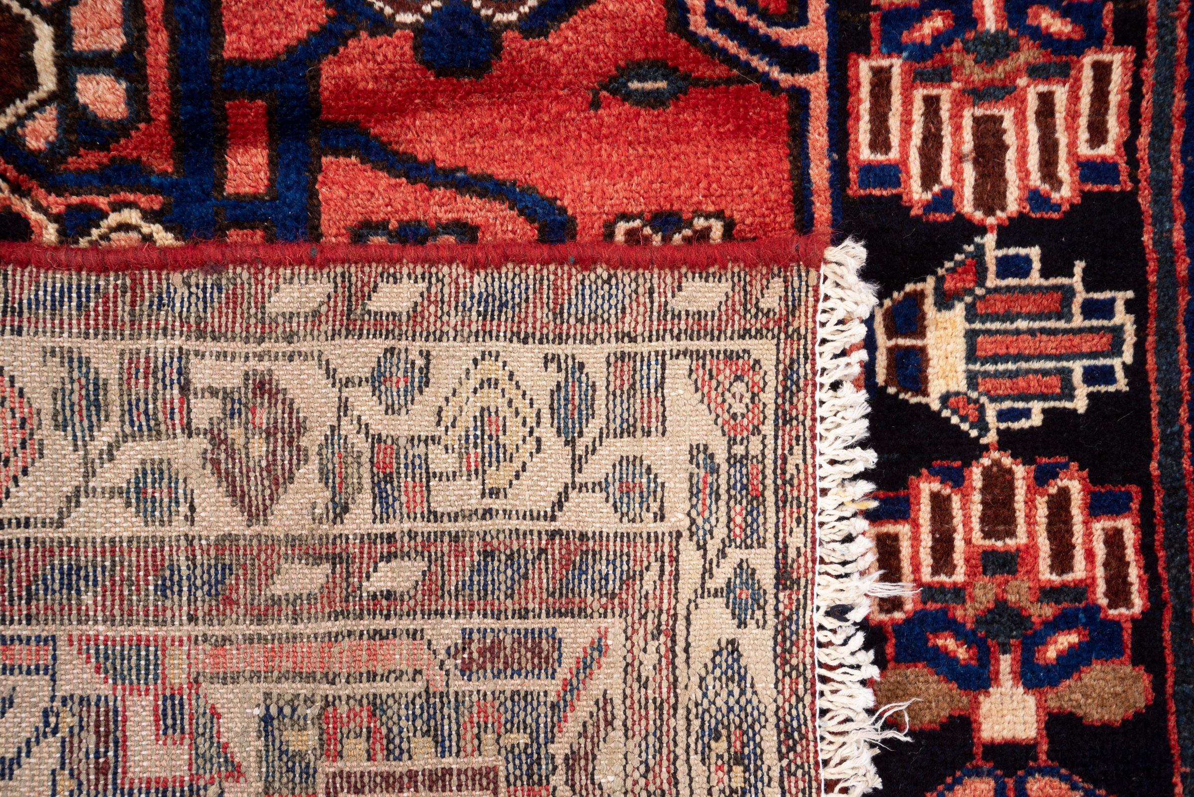 Vintage Nahavand Qaliche Persian Rug