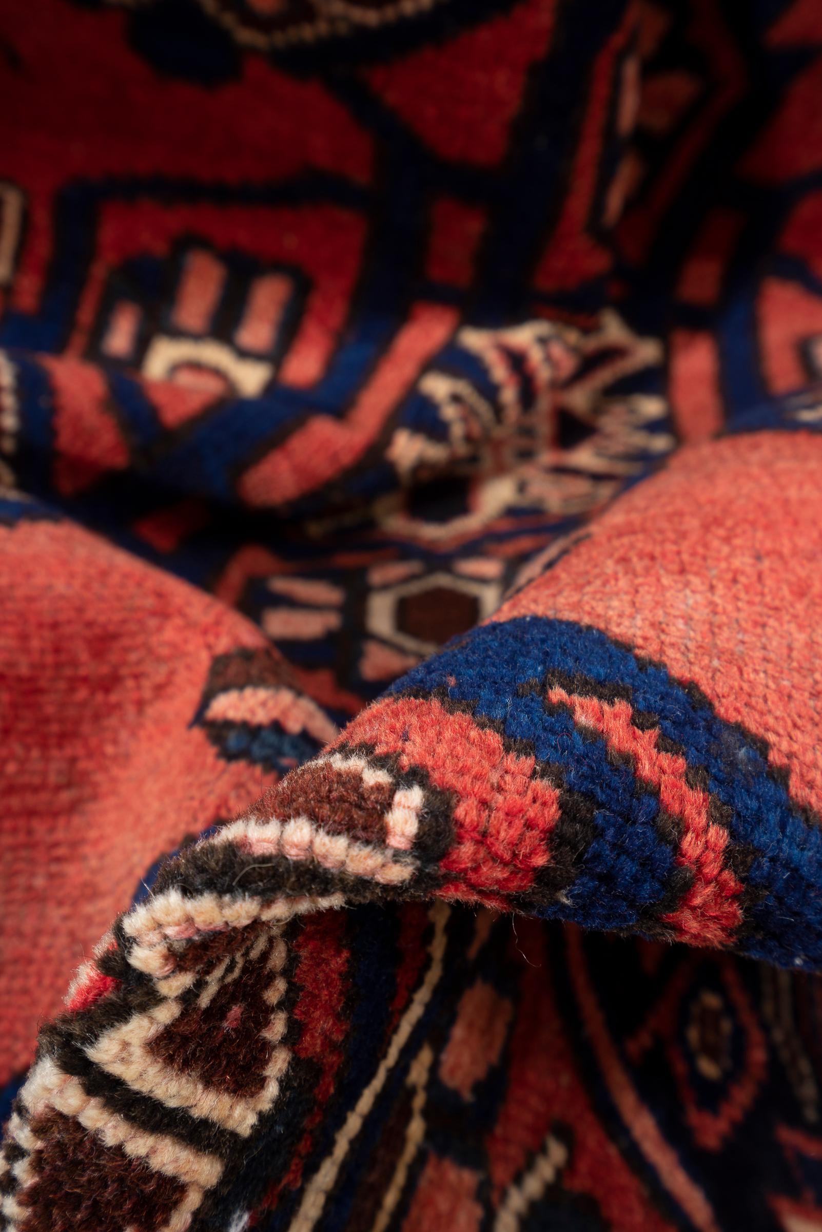 Vintage Nahavand Qaliche Persian Rug