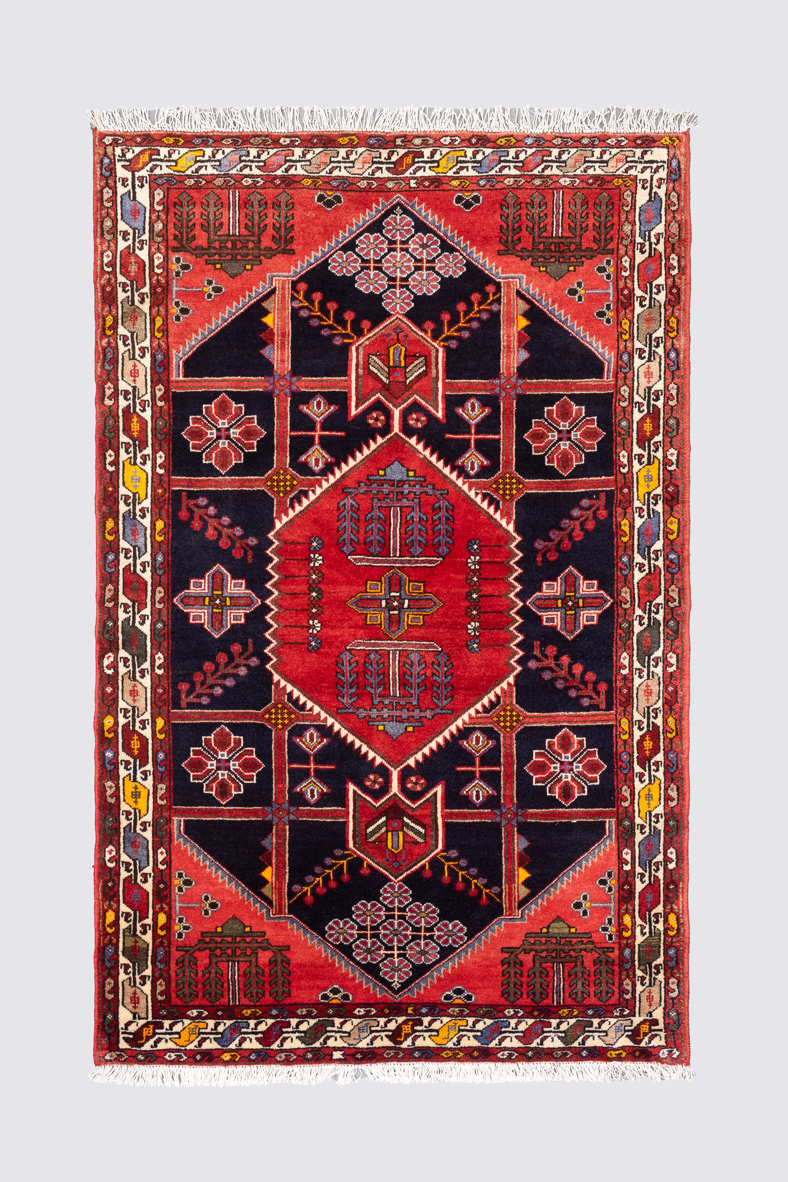 Vintage Red Shahsavan Qaliche 2.7SQM