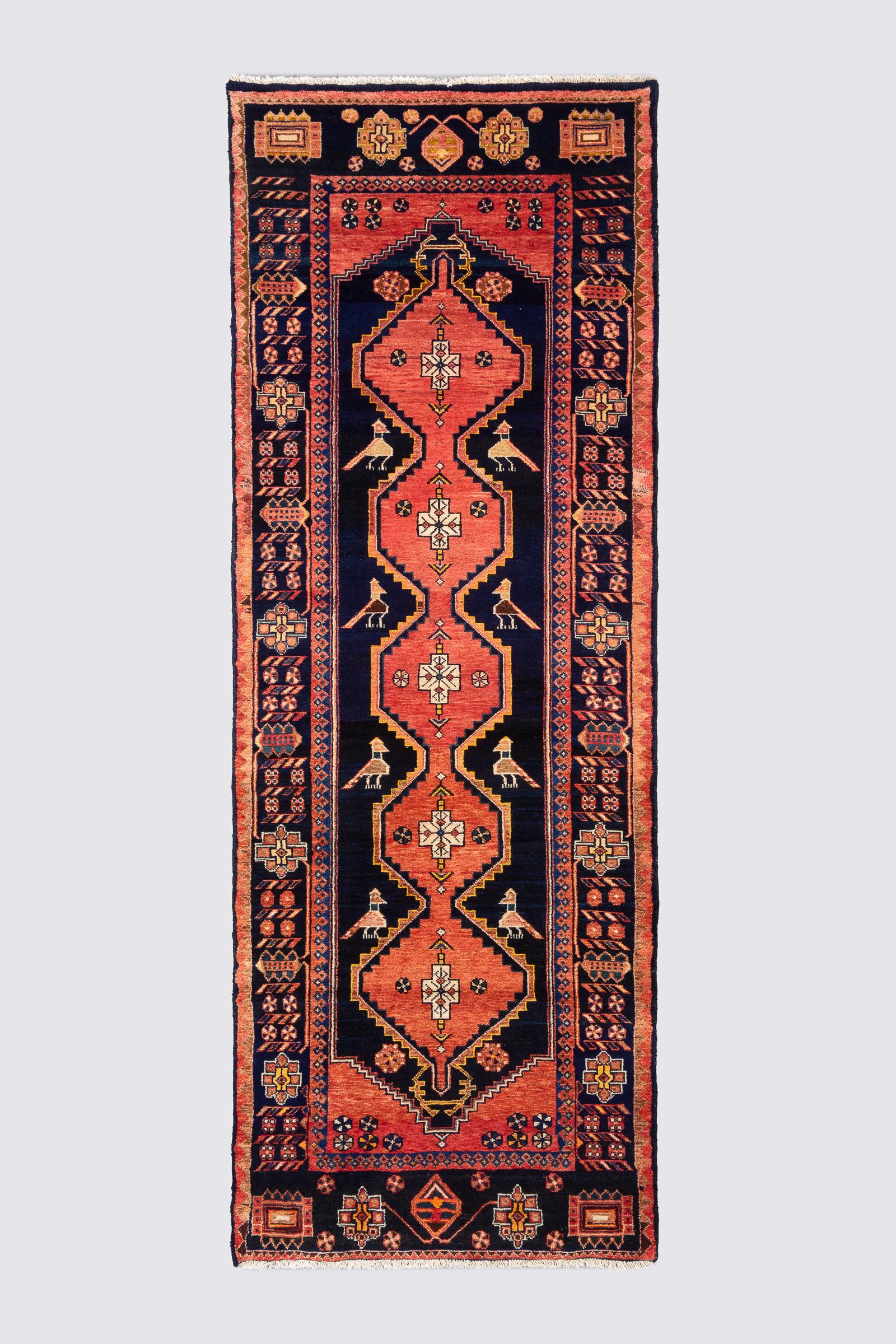 Semi Antique Shahsavan Carpet Runner 2.9SQM