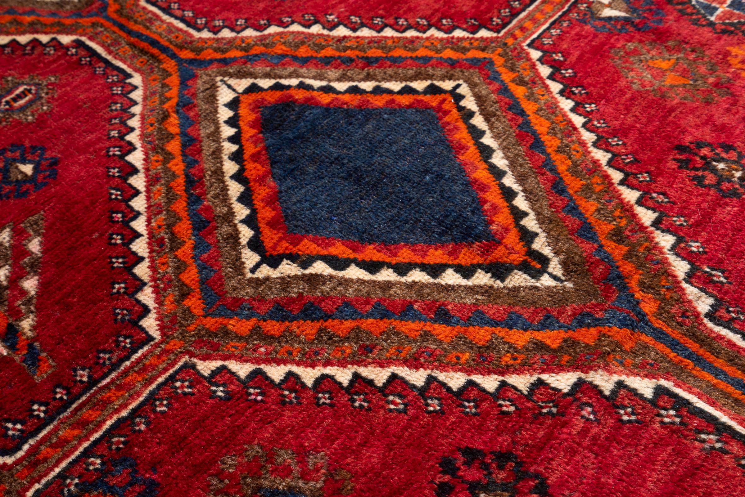 Antique Lor Fars Persian Rug