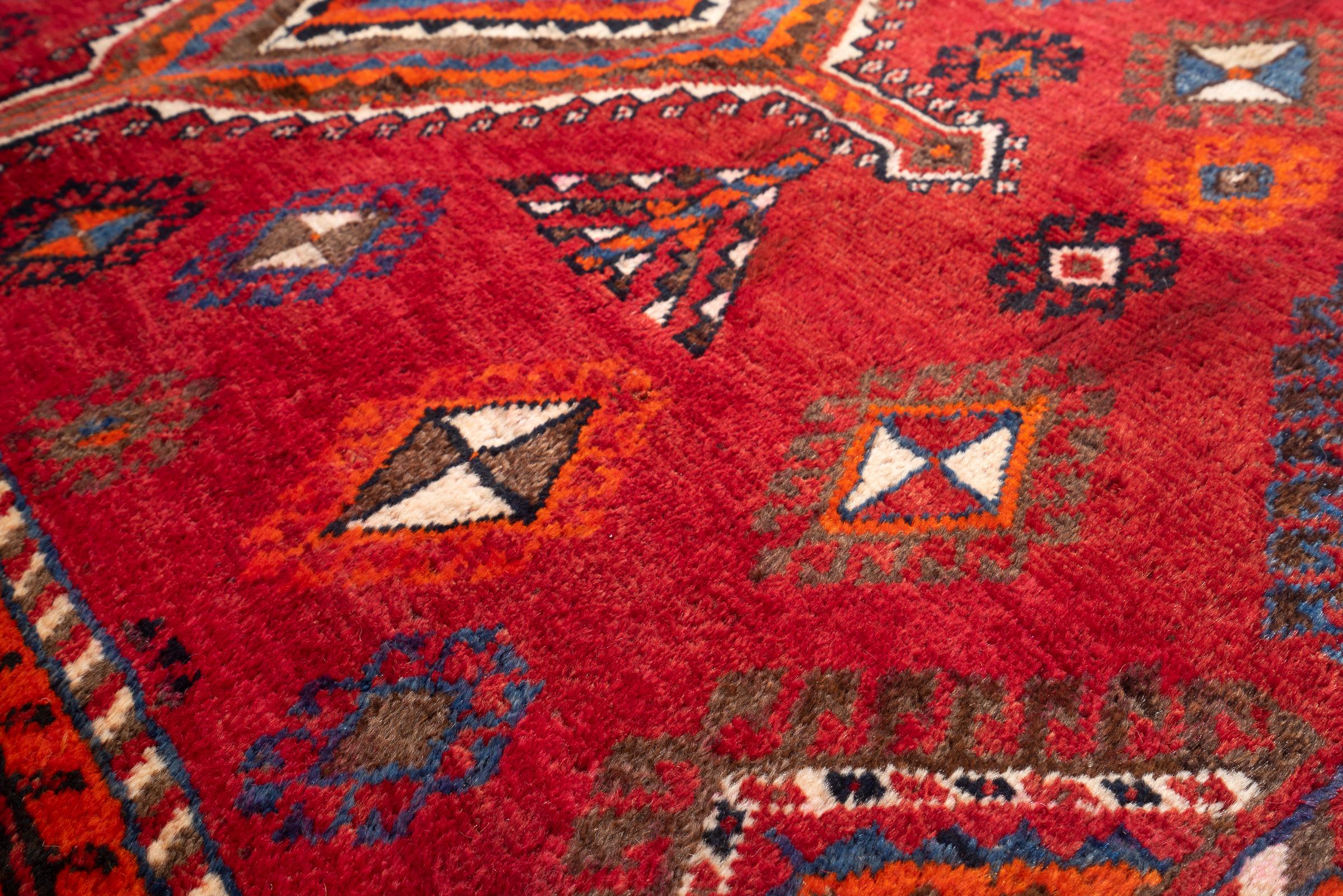 Antique Lor Fars Persian Rug
