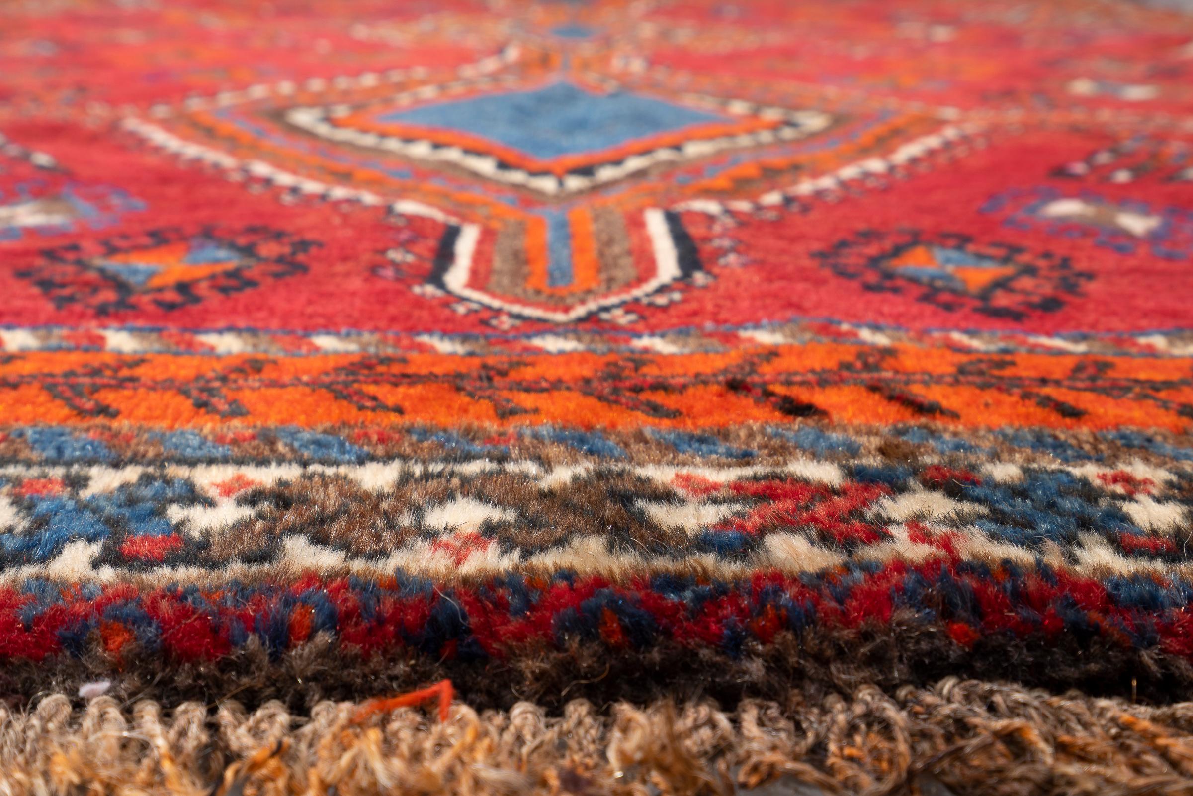 Antique Lor Fars Persian Rug