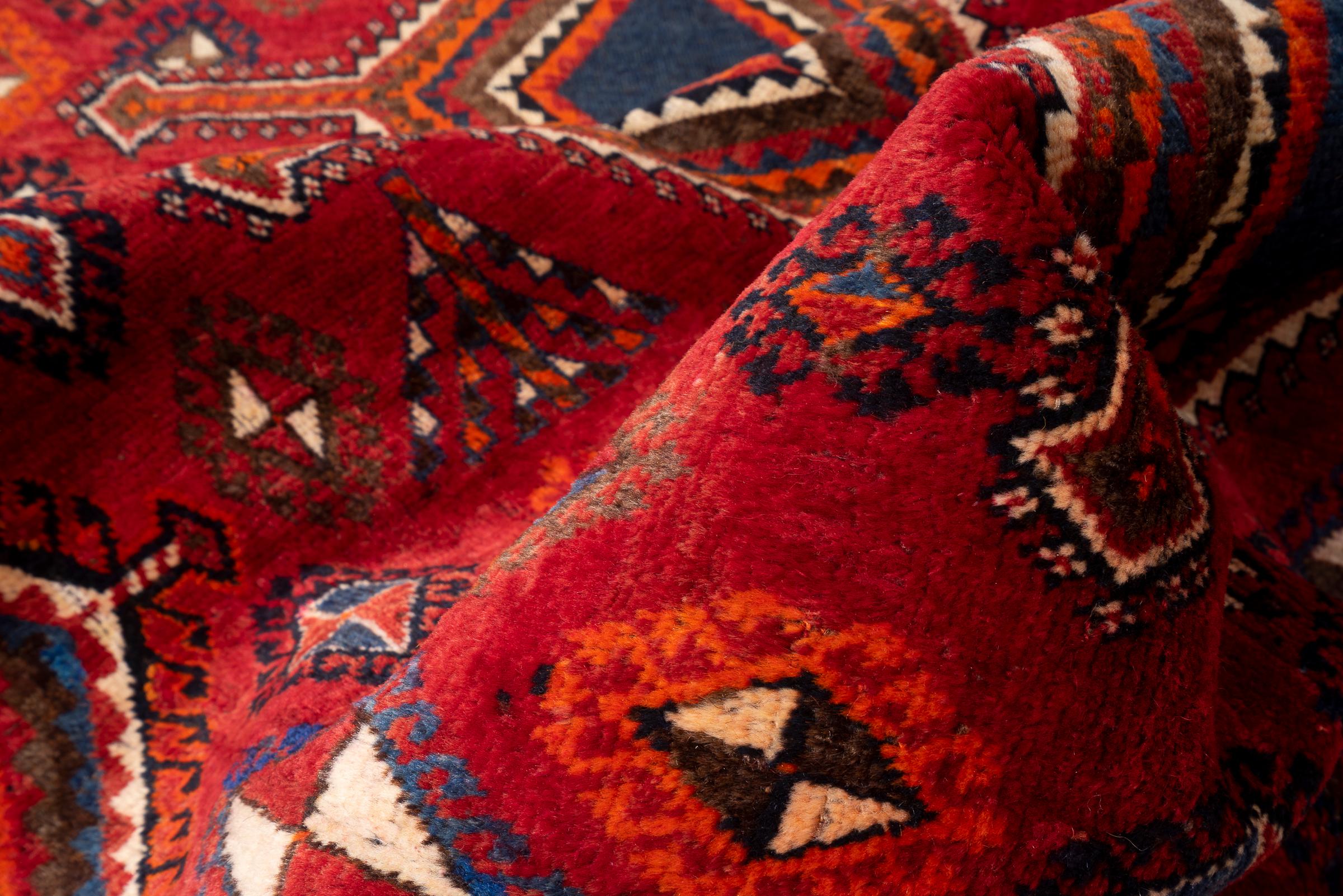 Antique Lor Fars Persian Rug