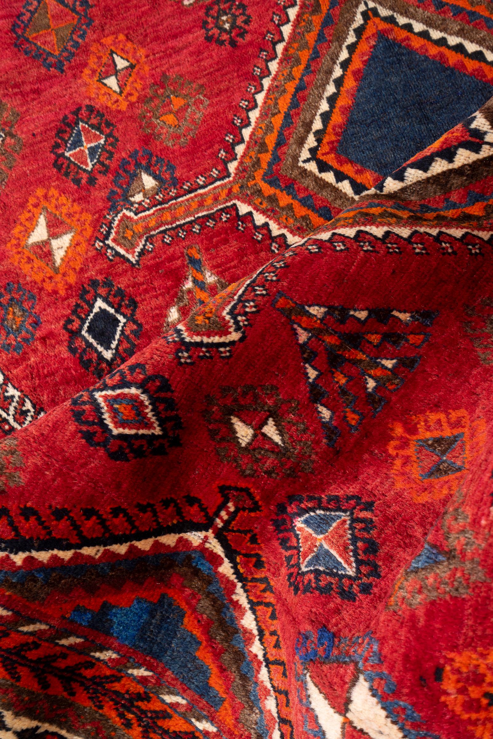 Antique Lor Fars Persian Rug