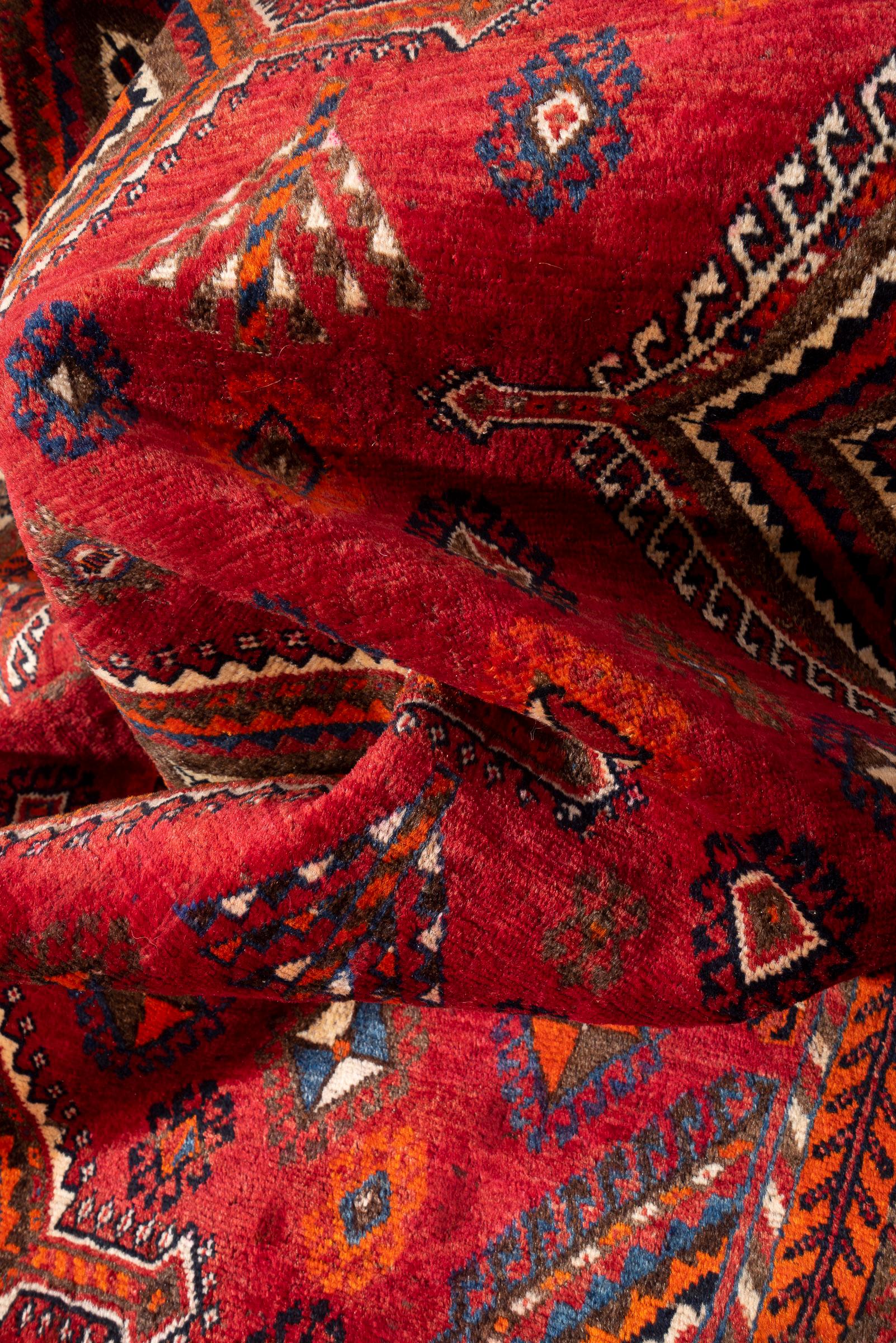 Antique Lor Fars Persian Rug