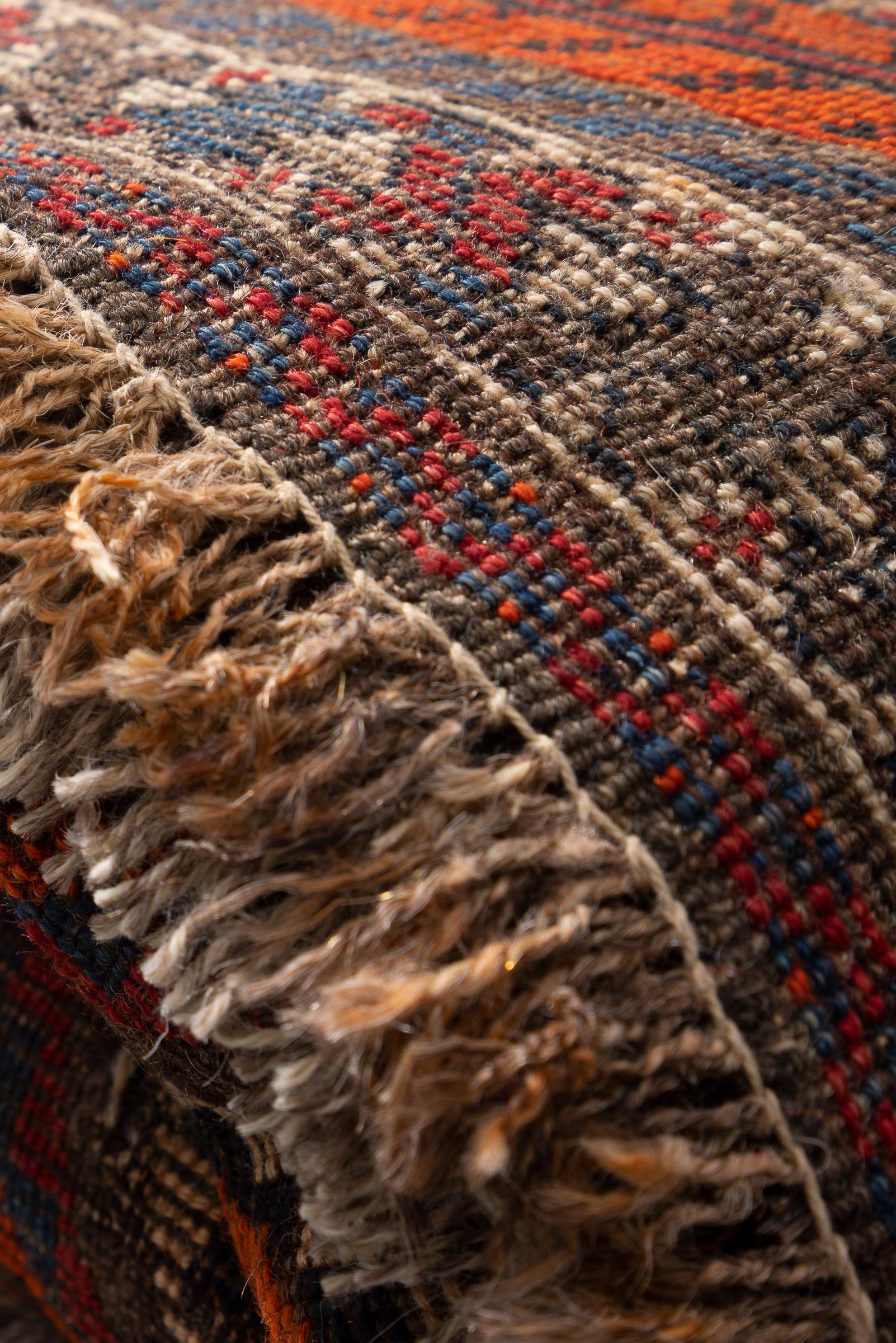 Antique Lor Fars Persian Rug