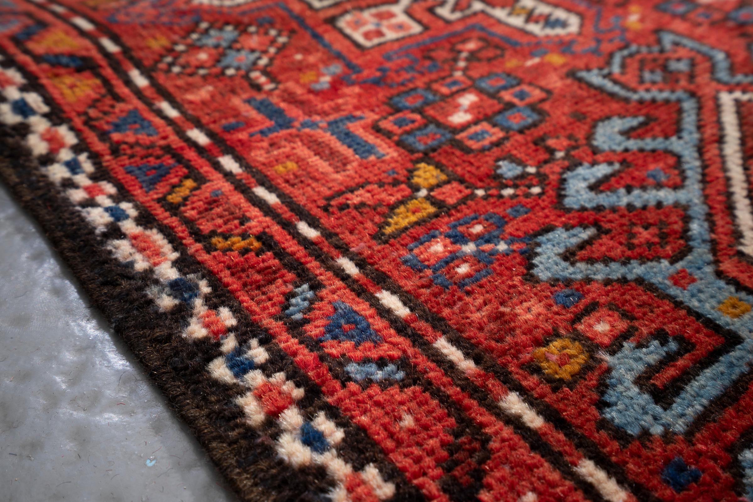 Vintage Qaraja Persian Runner Rug