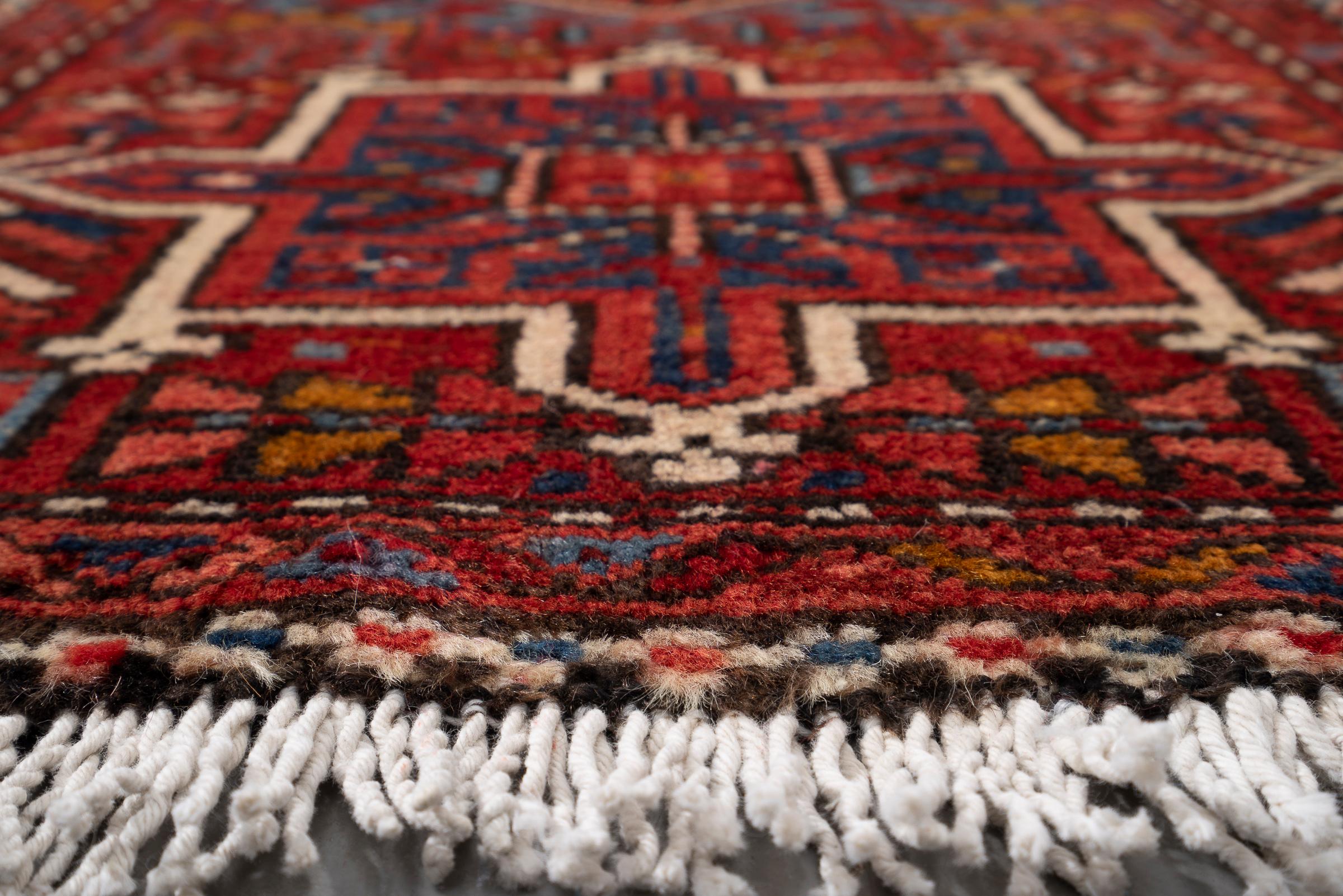 Vintage Qaraja Persian Runner Rug
