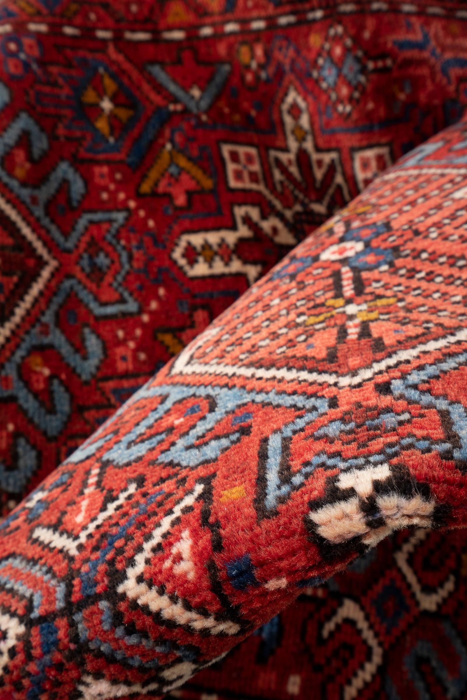 Vintage Qaraja Persian Runner Rug
