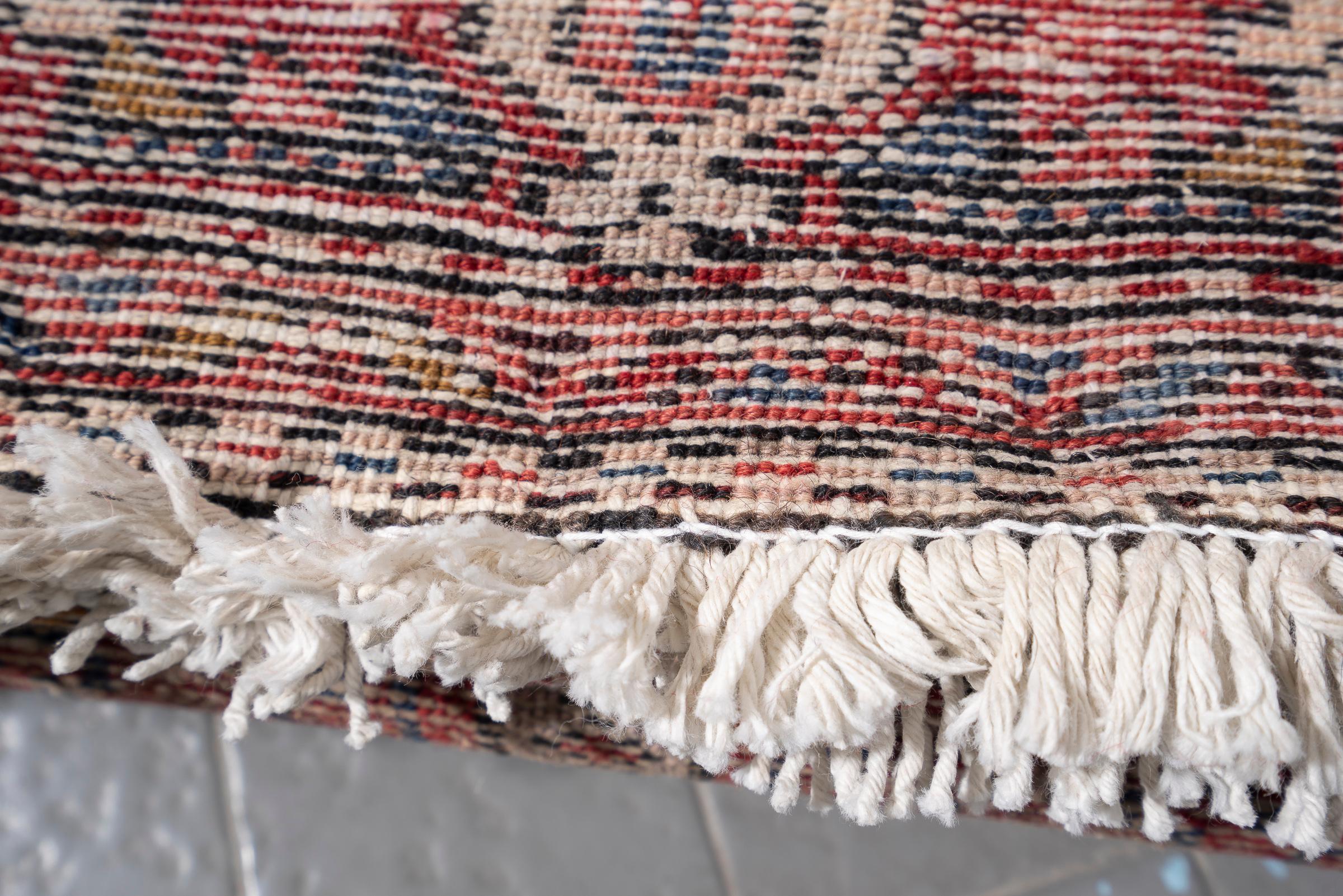 Vintage Qaraja Persian Runner Rug