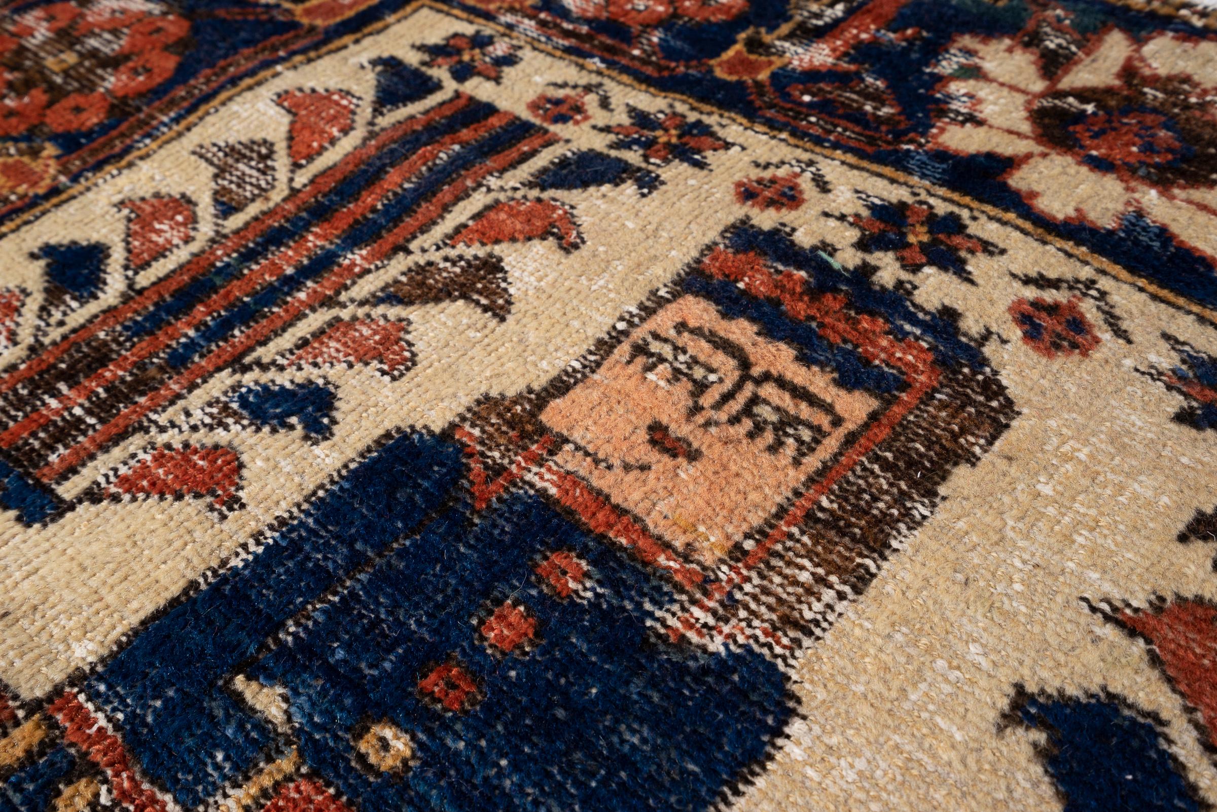 Antique Hooshang Shahi Persian Rug