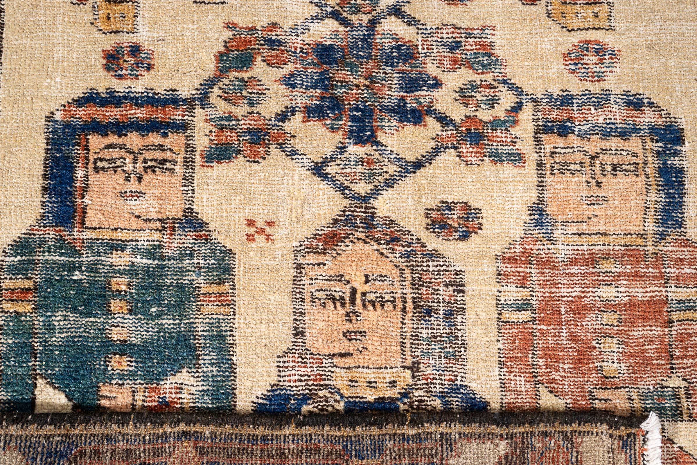 Antique Hooshang Shahi Persian Rug
