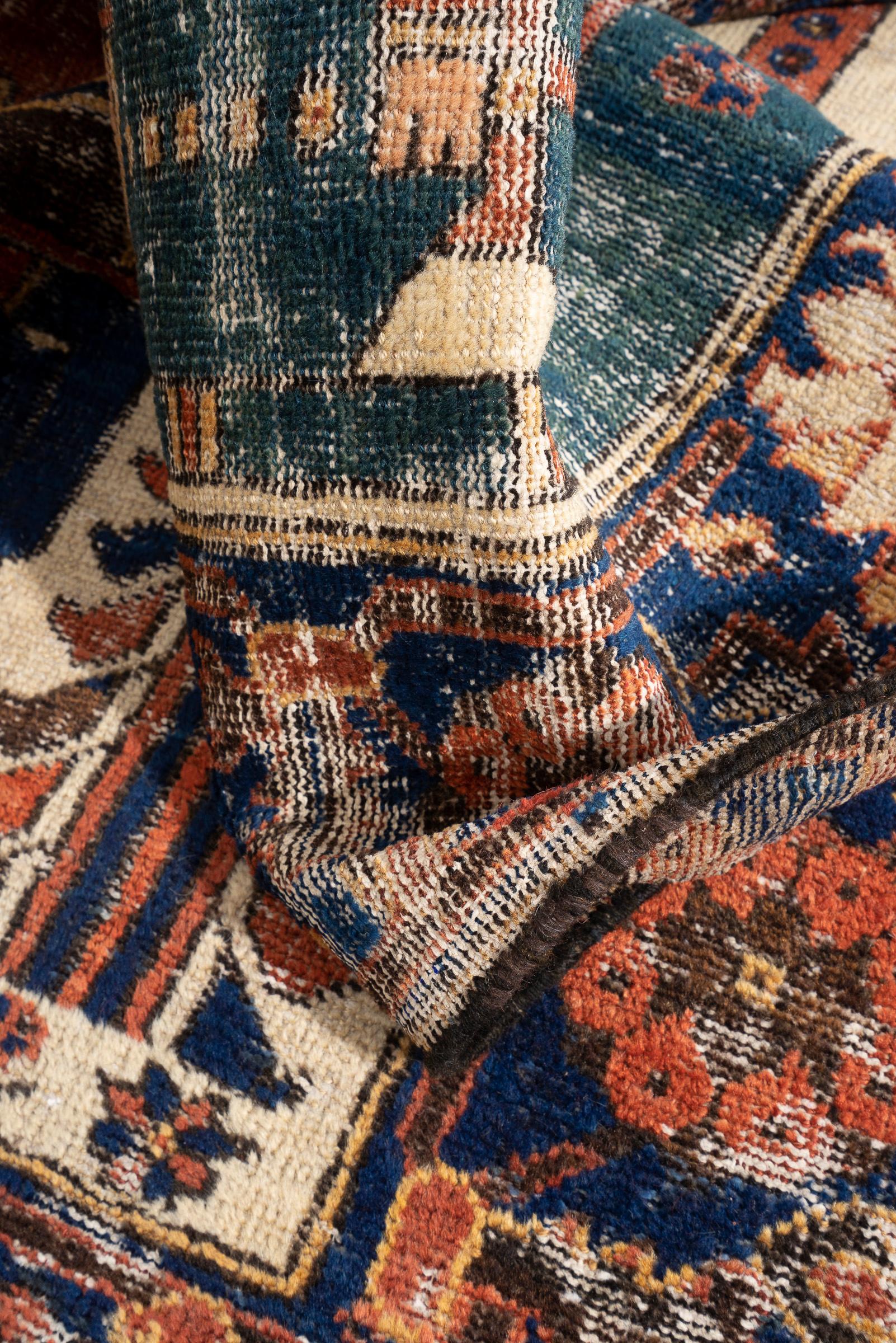 Antique Hooshang Shahi Persian Rug