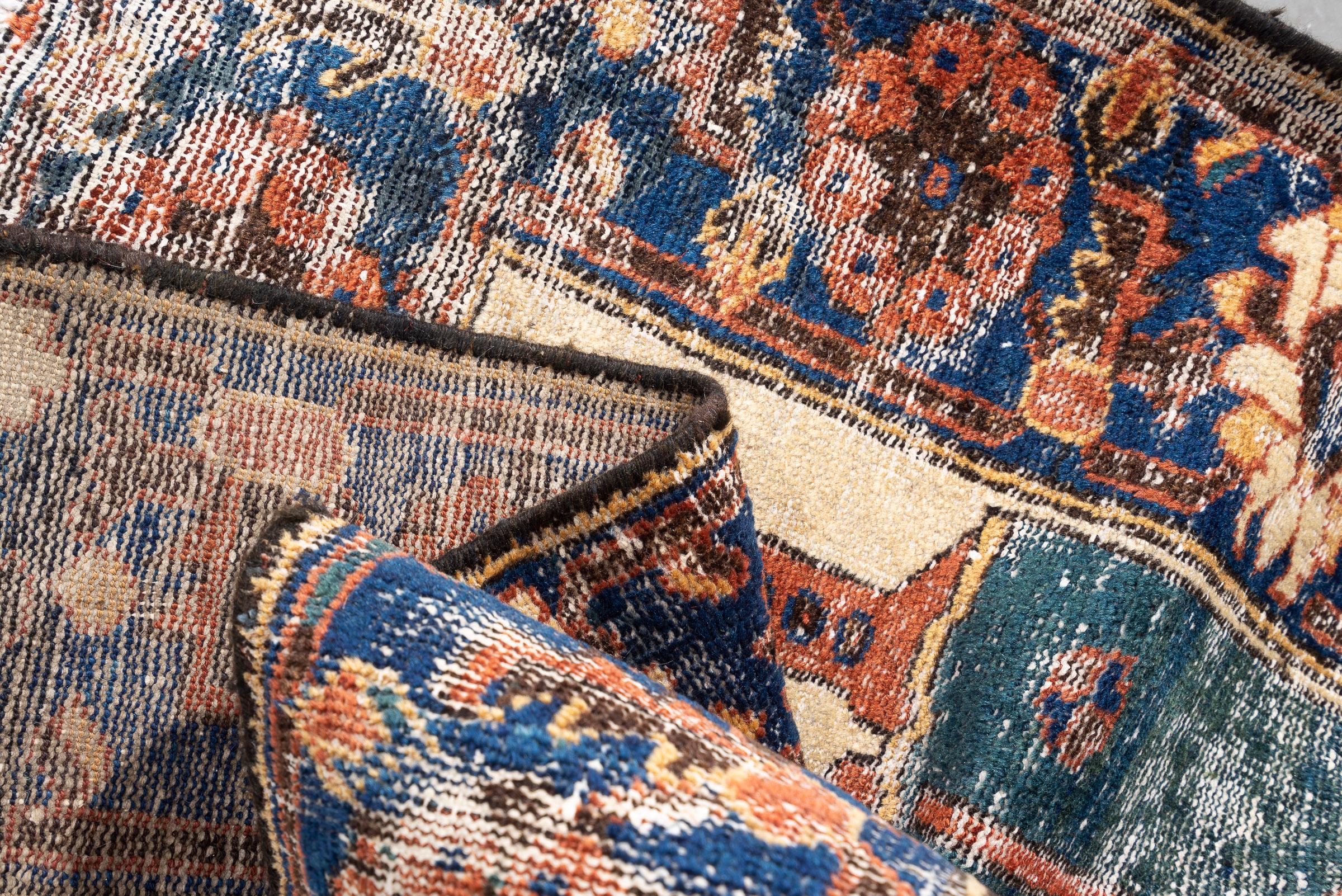 Antique Hooshang Shahi Persian Rug