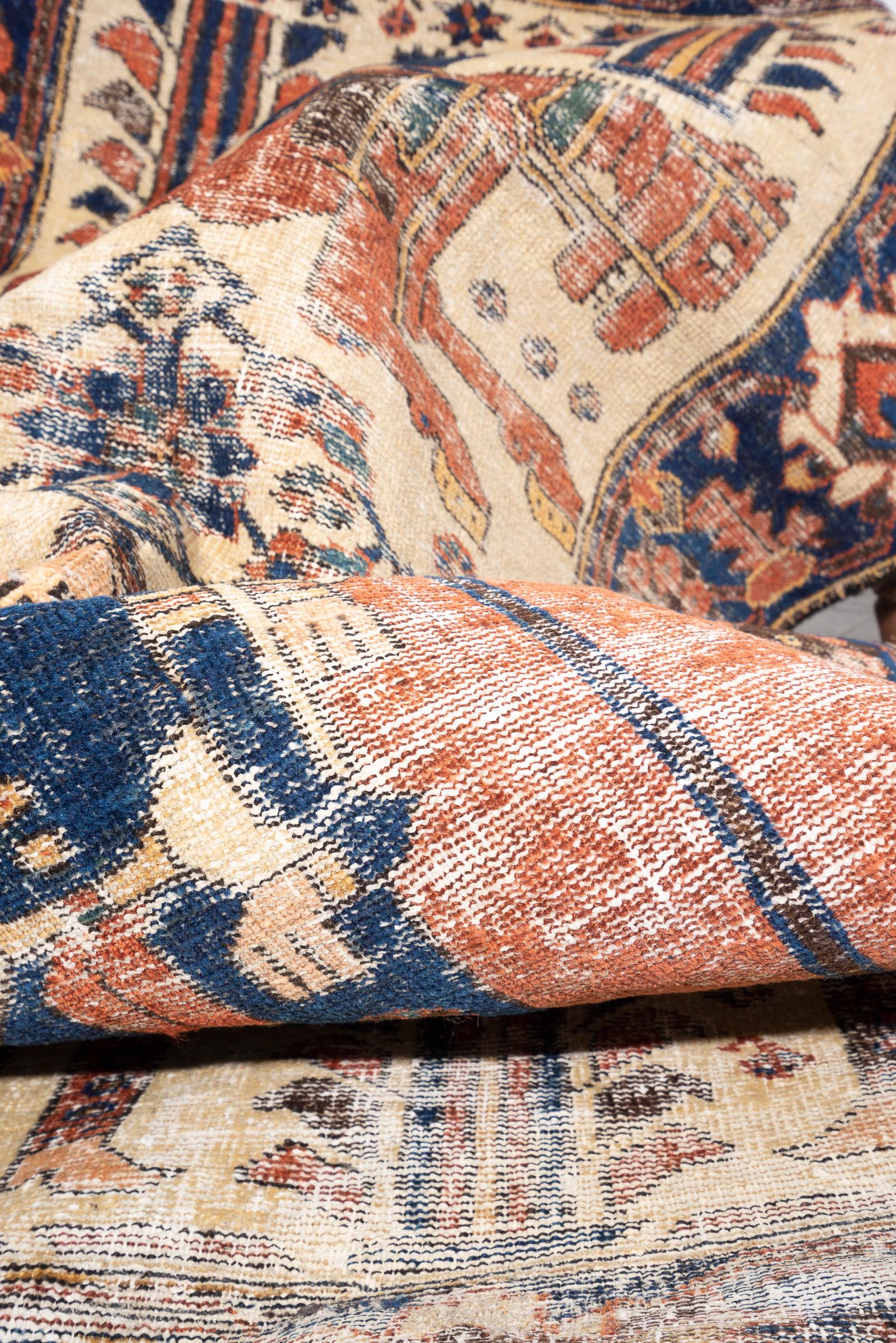 Antique Hooshang Shahi Persian Rug