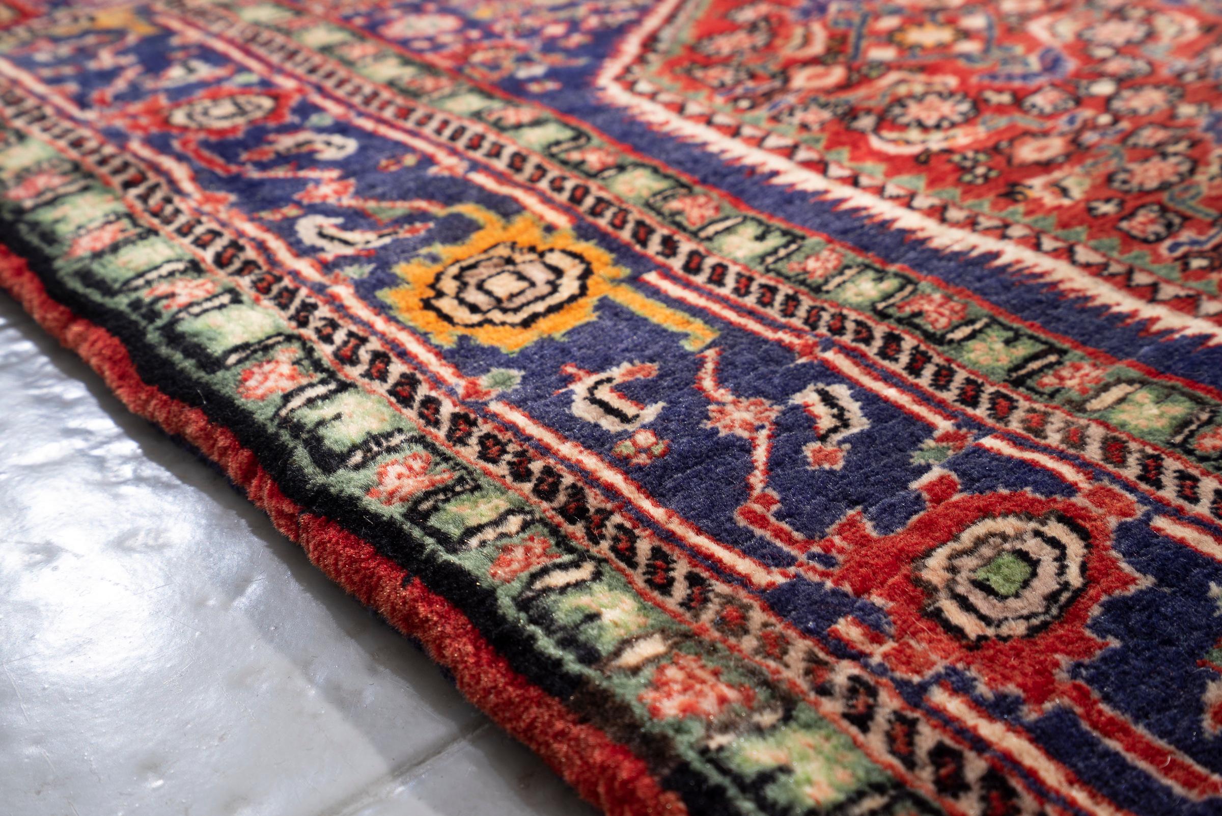 Antique Fine Bijar Persian Rug