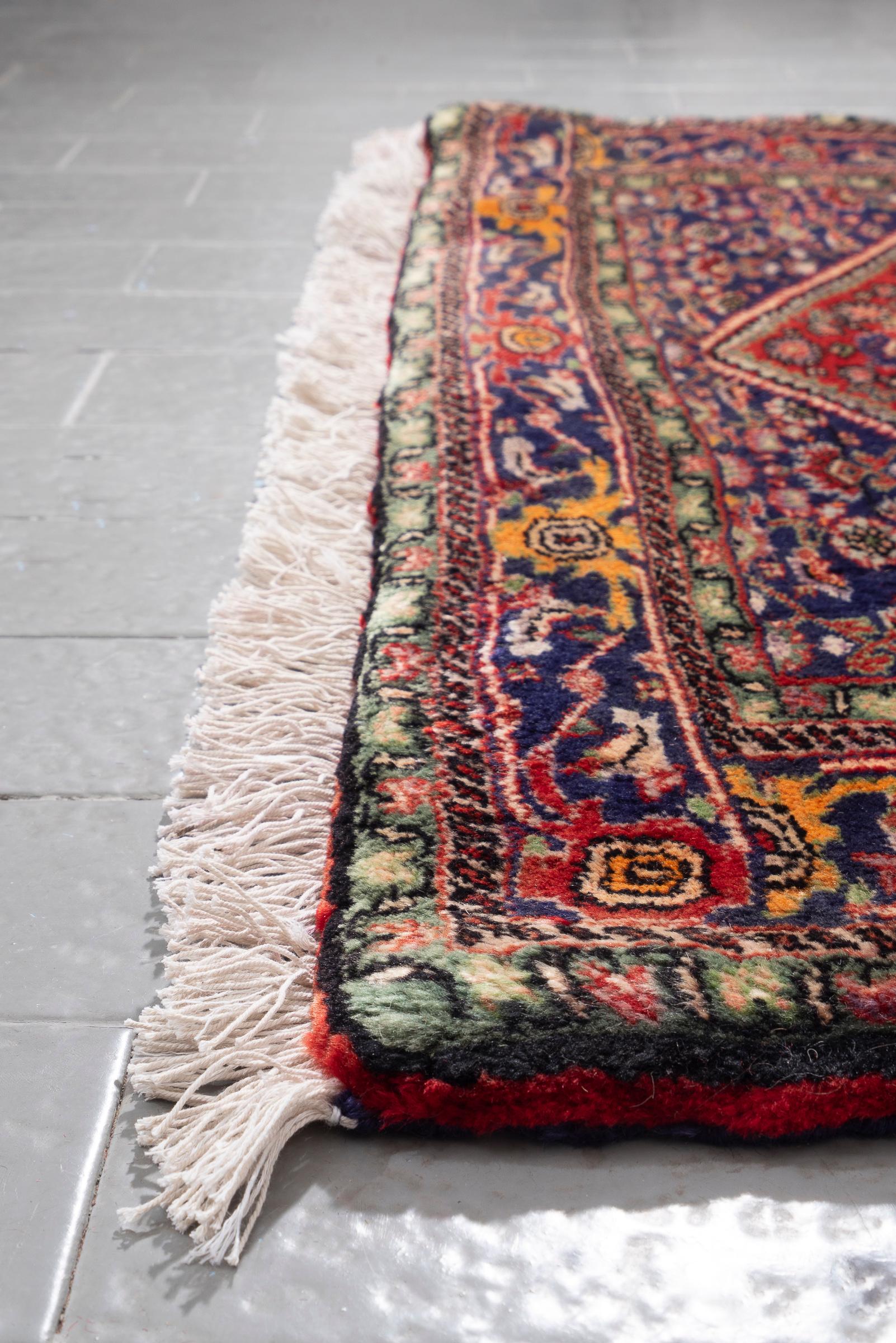 Antique Fine Bijar Persian Rug