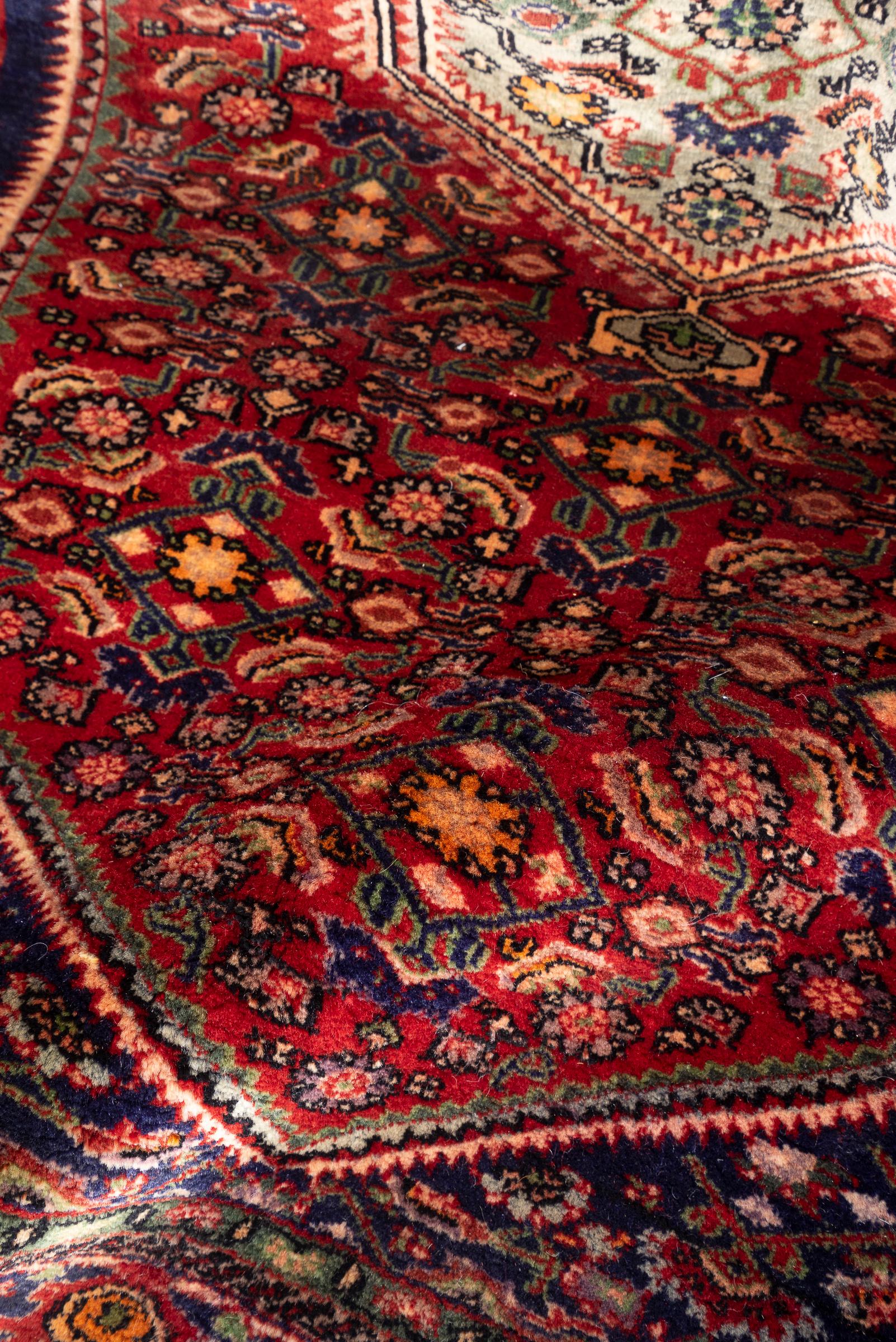 Antique Fine Bijar Persian Rug