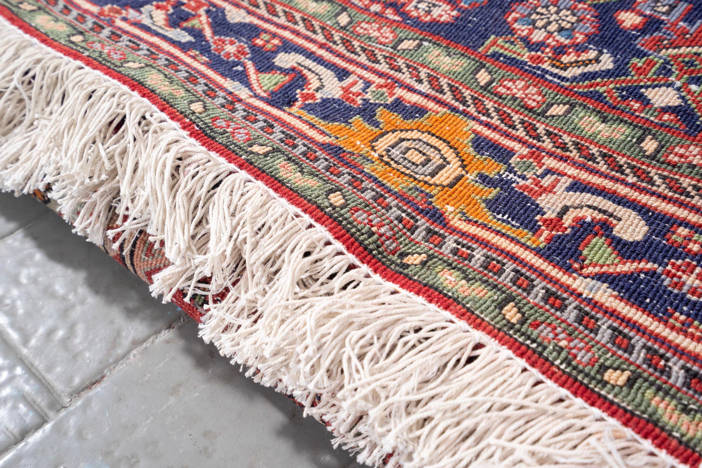 Antique Fine Bijar Persian Rug